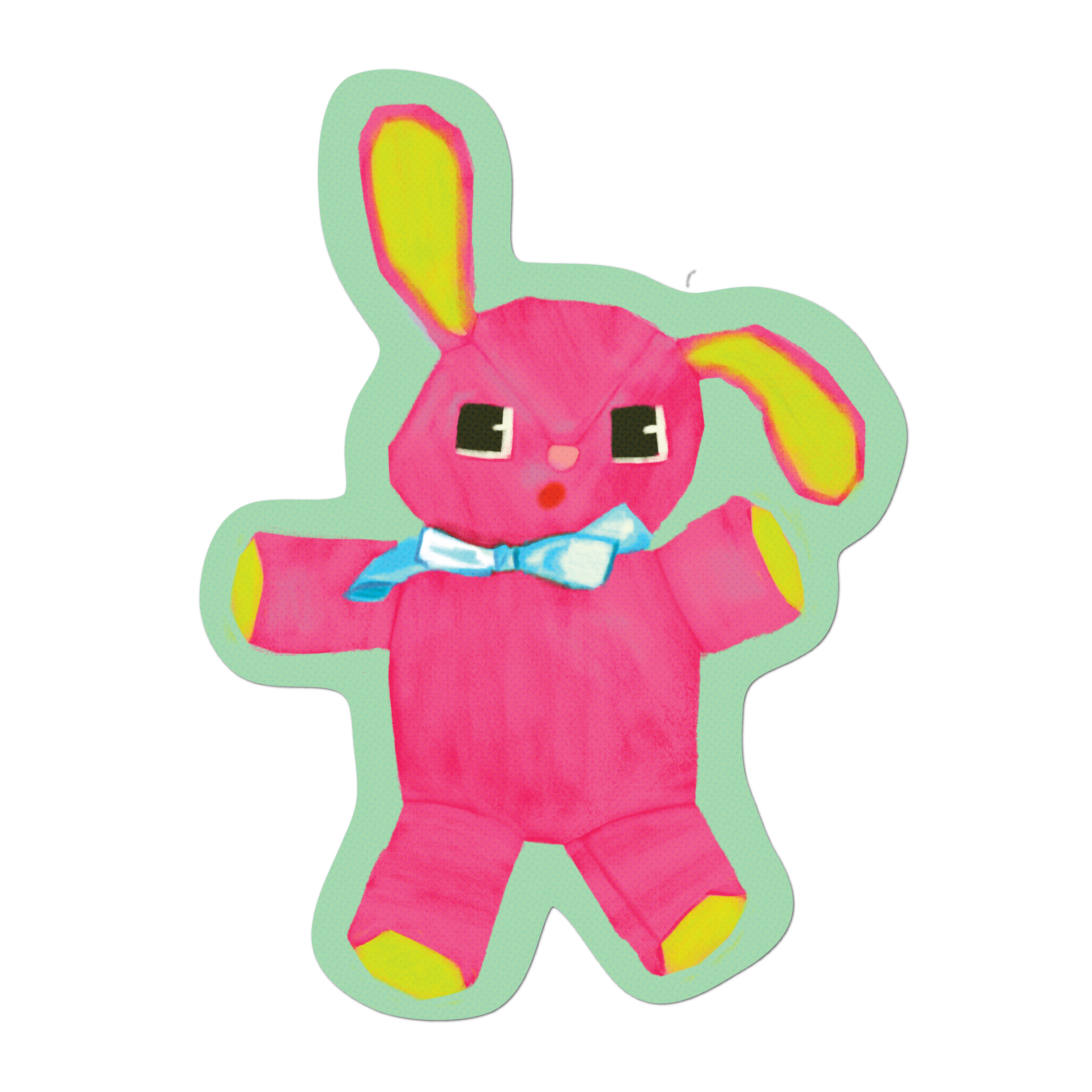 Pink Bunny! Sticker