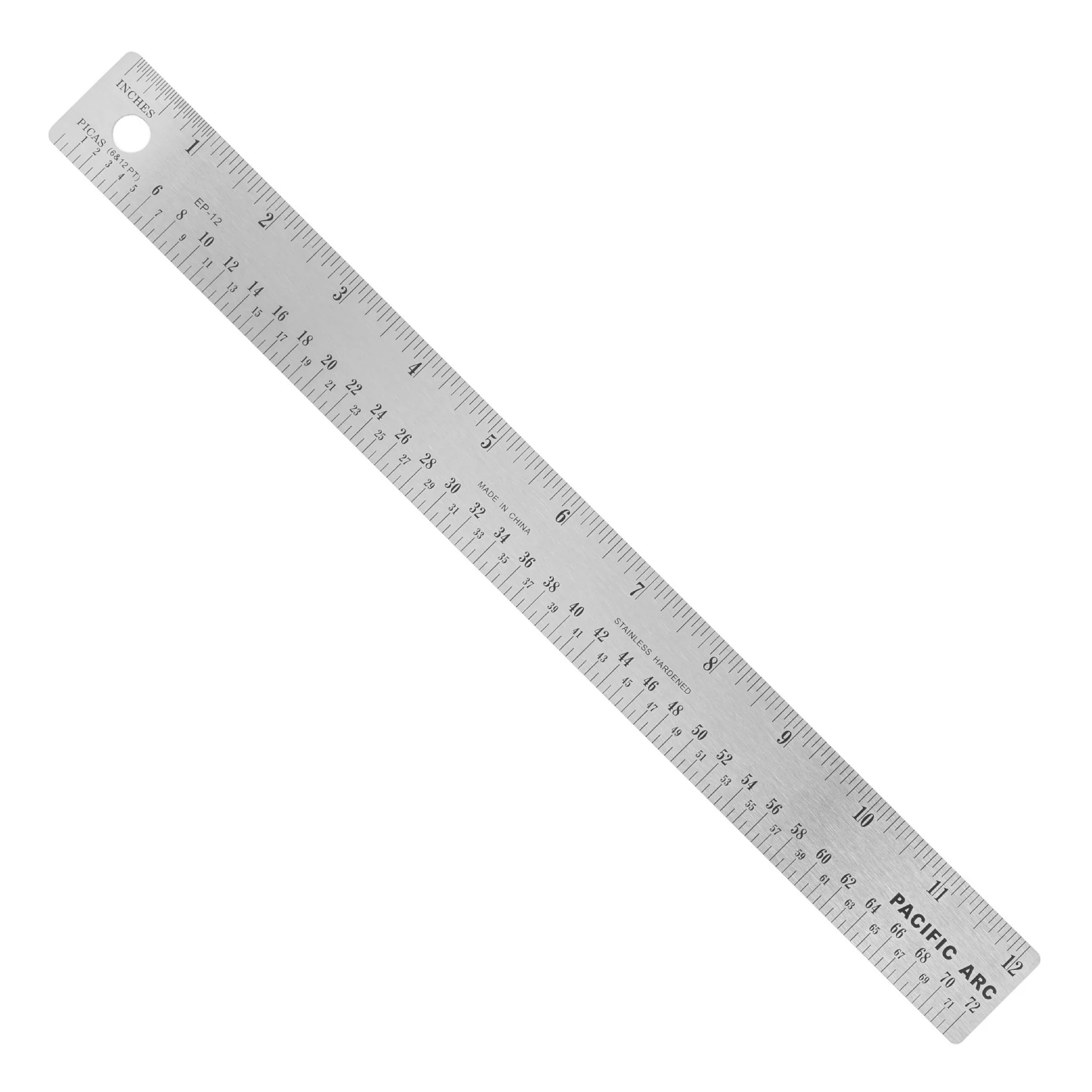 Pacific Arc Stainless Steel Ruler