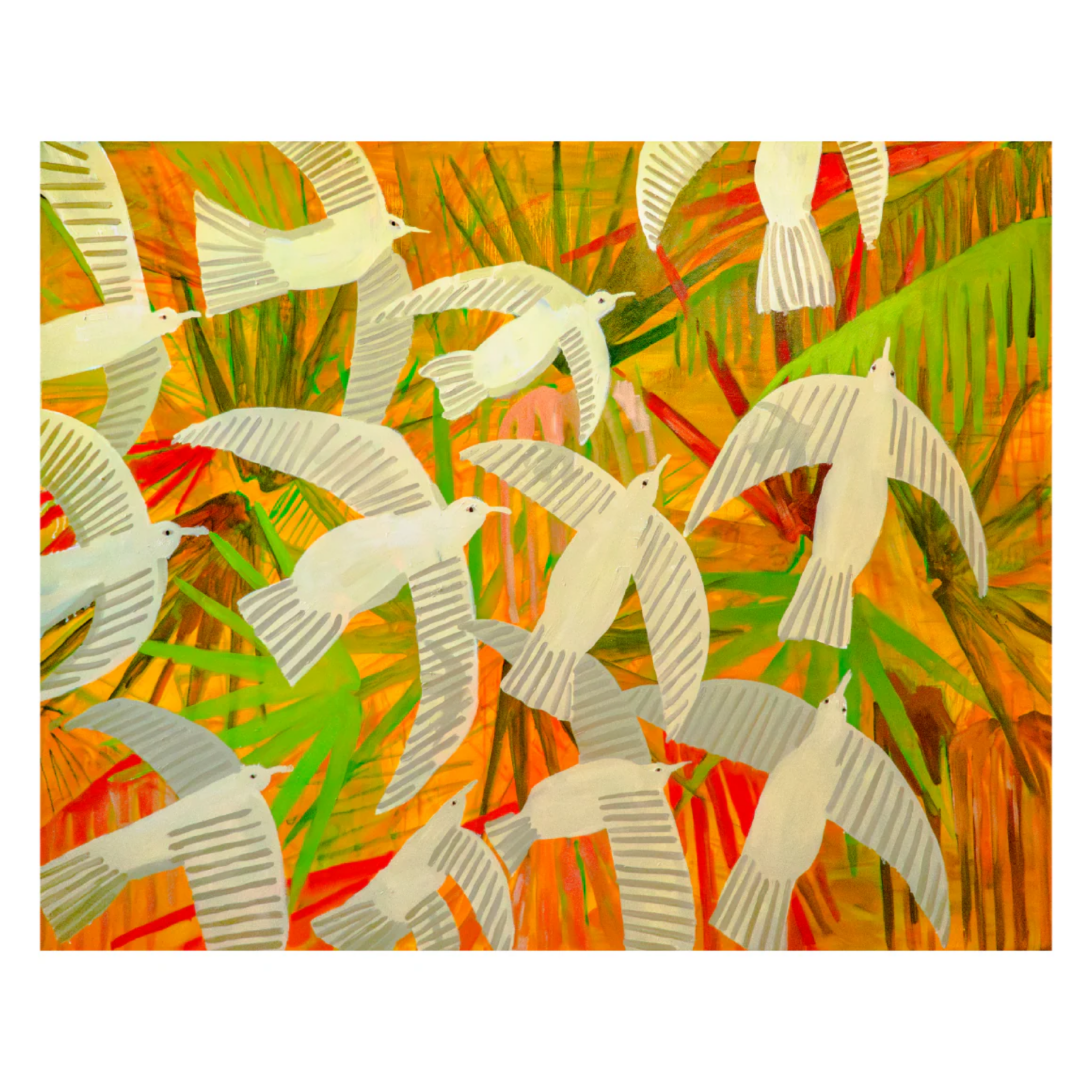 Above the louisiana green print