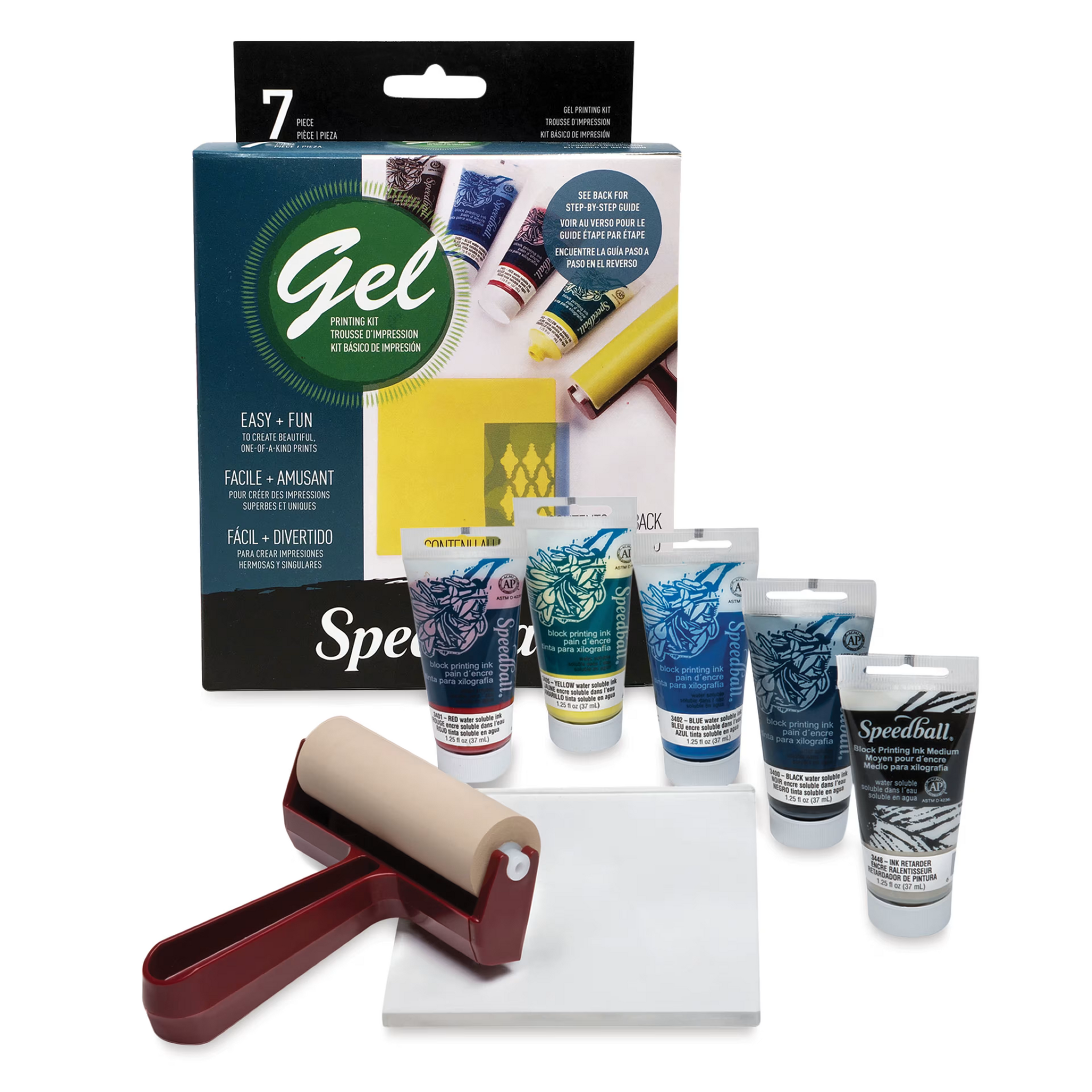 SPEEDBALL GEL PRINTING KIT