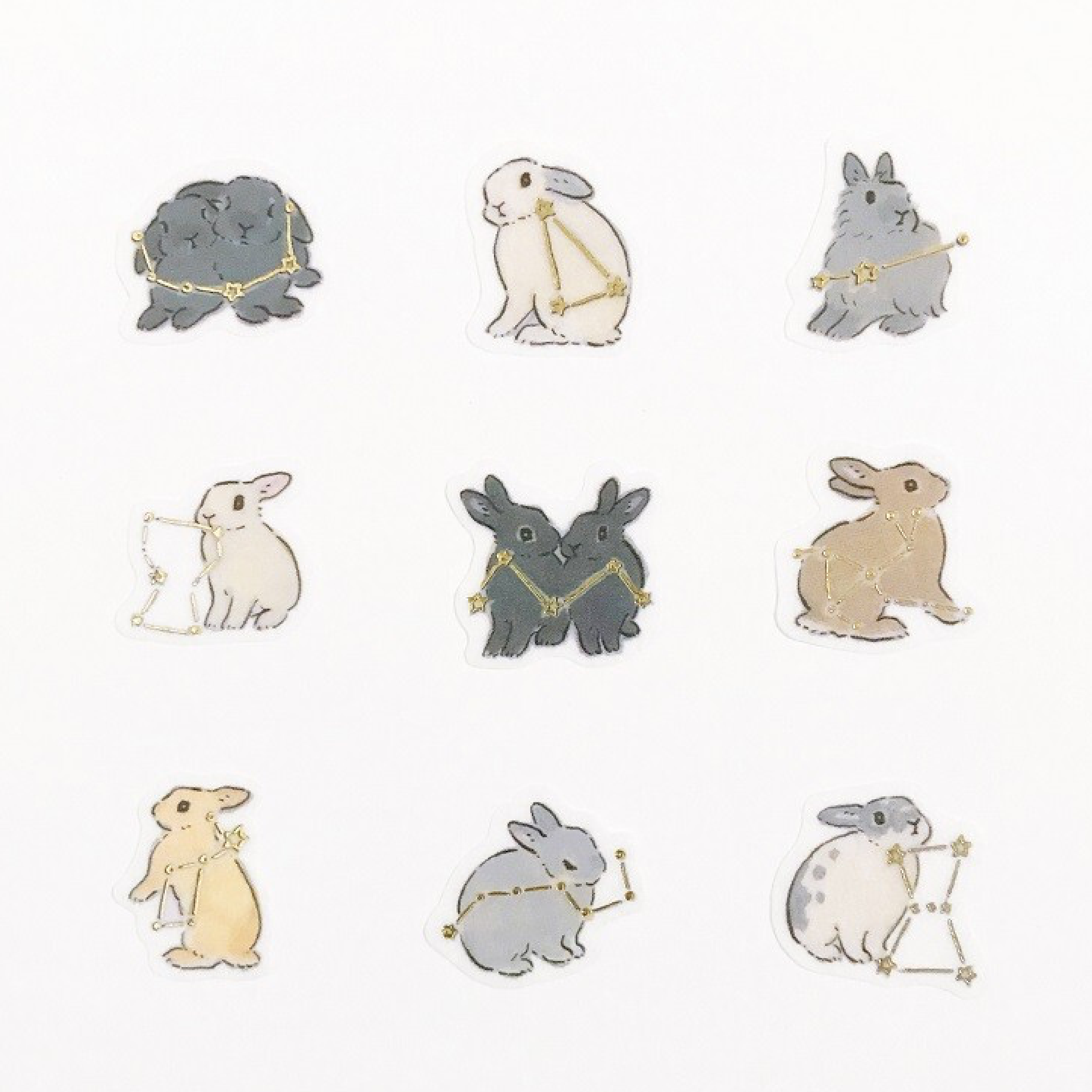 Rabbit Zodiac Planner/Flake Stickers