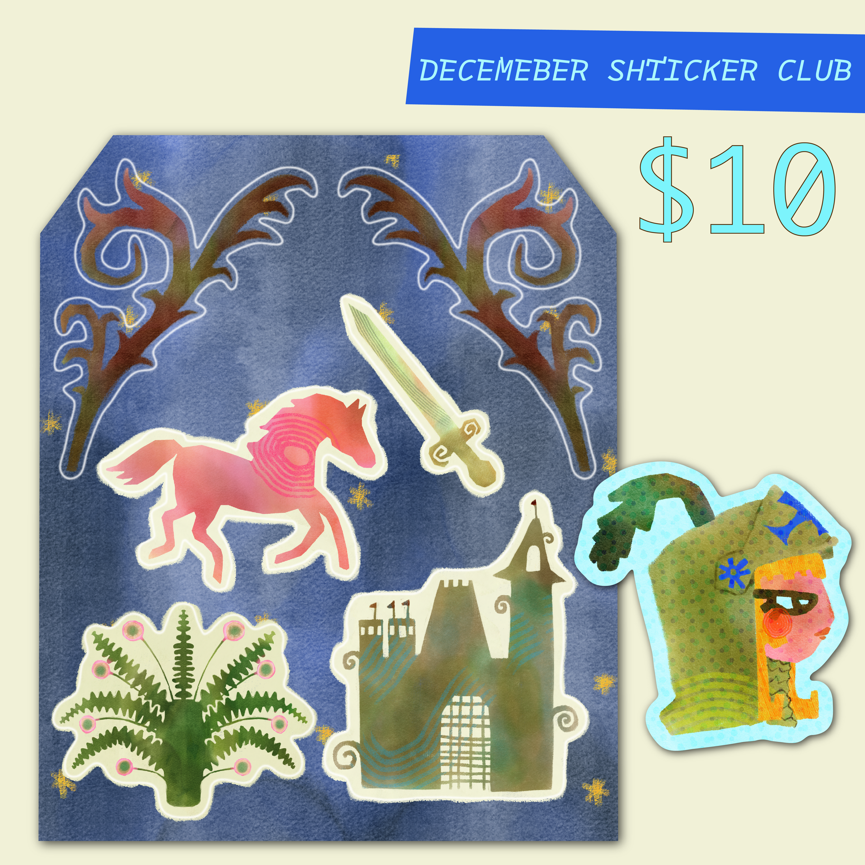 MONTHLY SHTICKER CLUB!