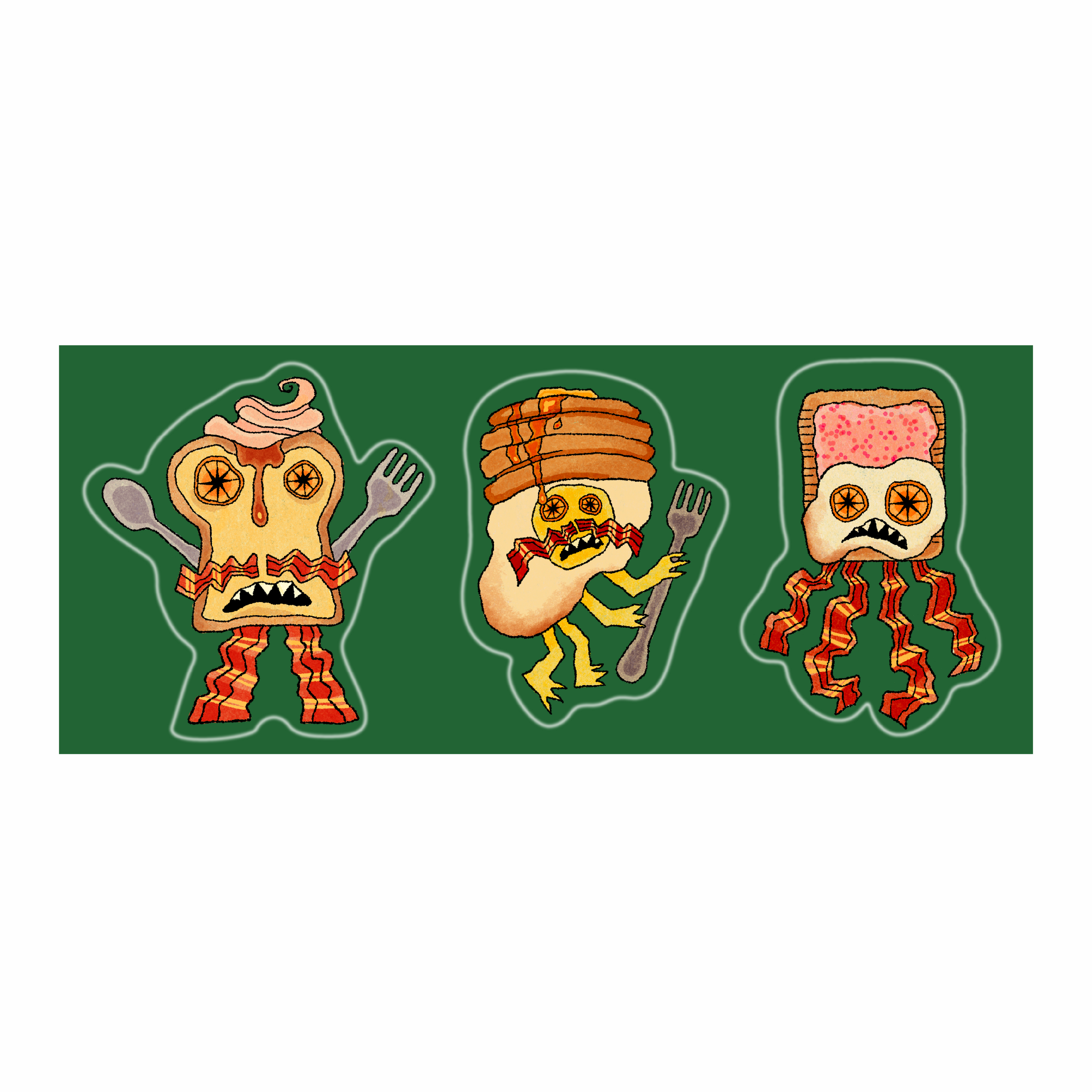 Halloween Monster Stickers