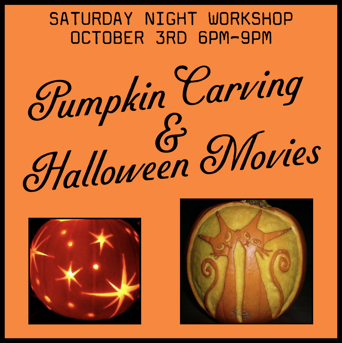 Pumpkin Carving + Movie Night!