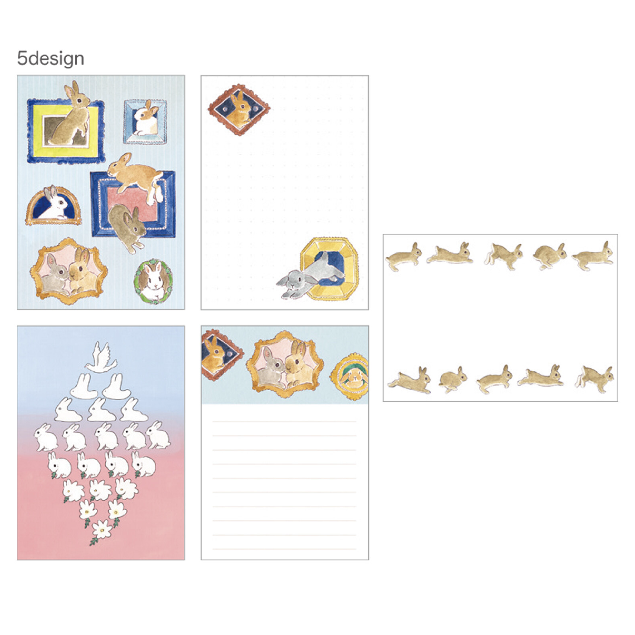 Rabbits Memo Pad
