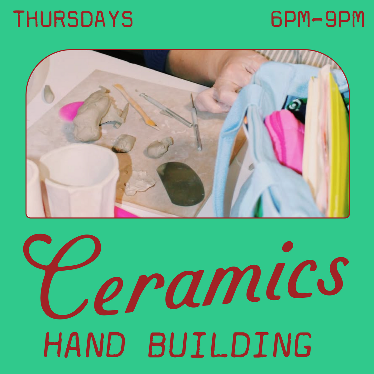 Ceramics Hand Building - session 4