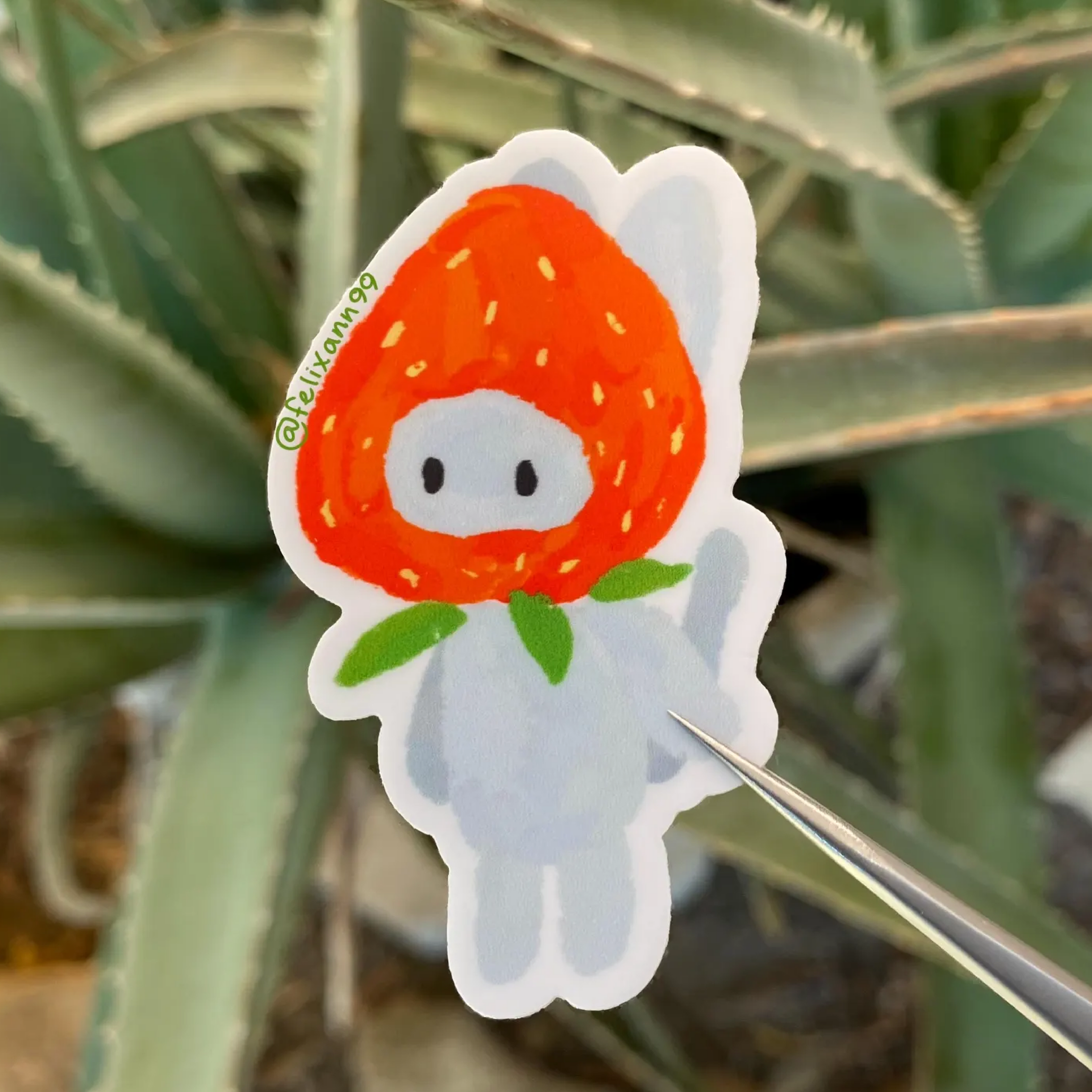 Strawberry Cat Waterproof