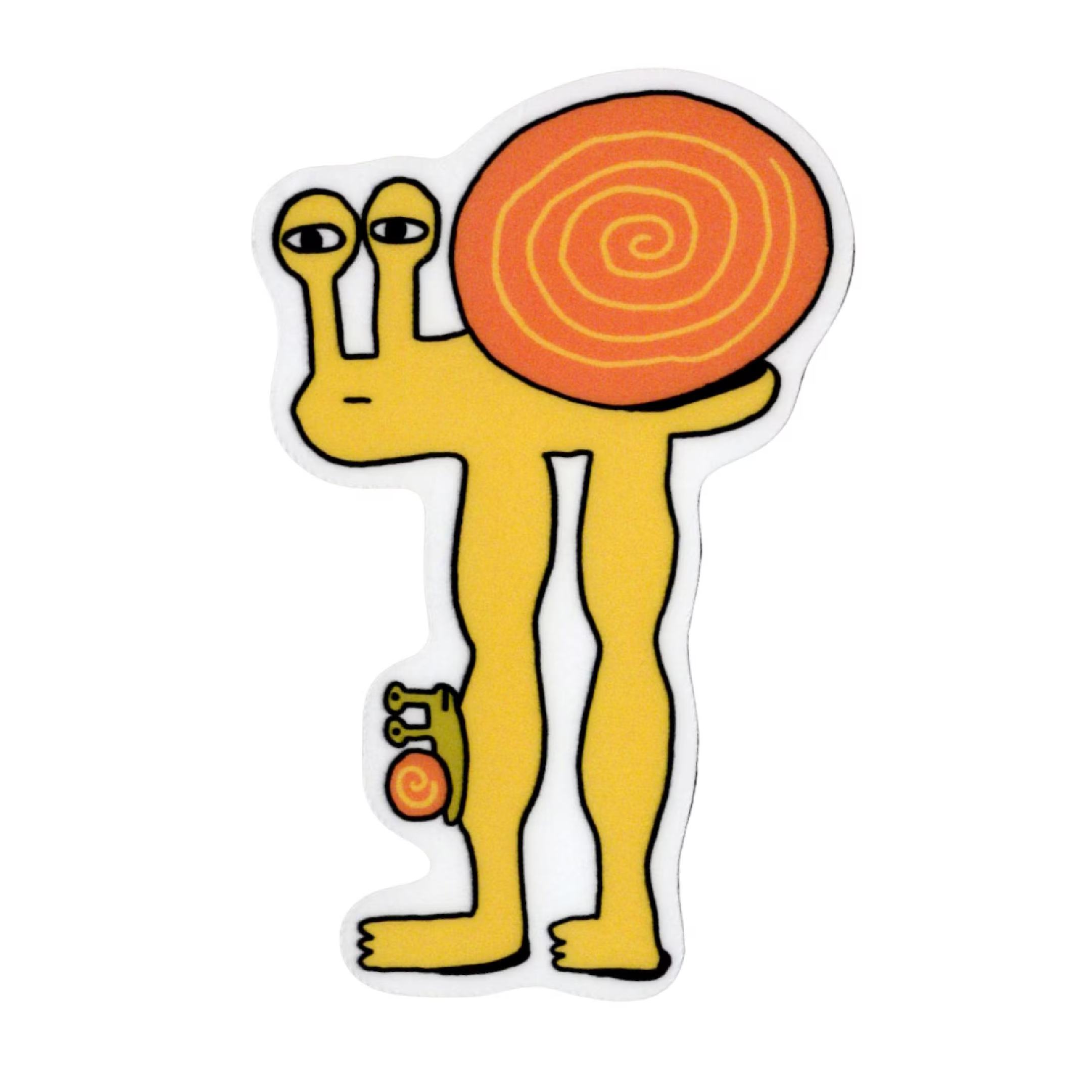 Leg Day Snail Sticker