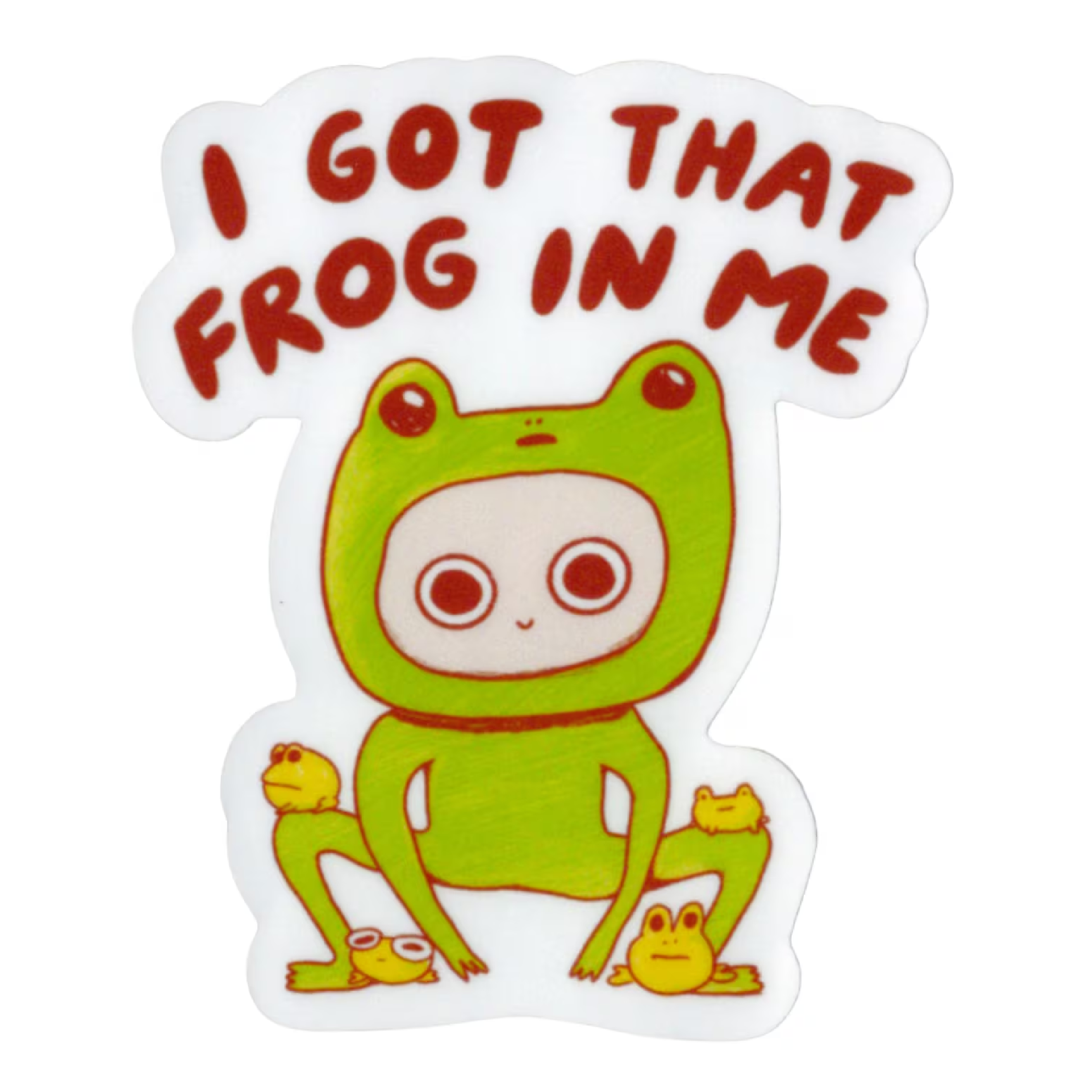 Frog In Me Sticker