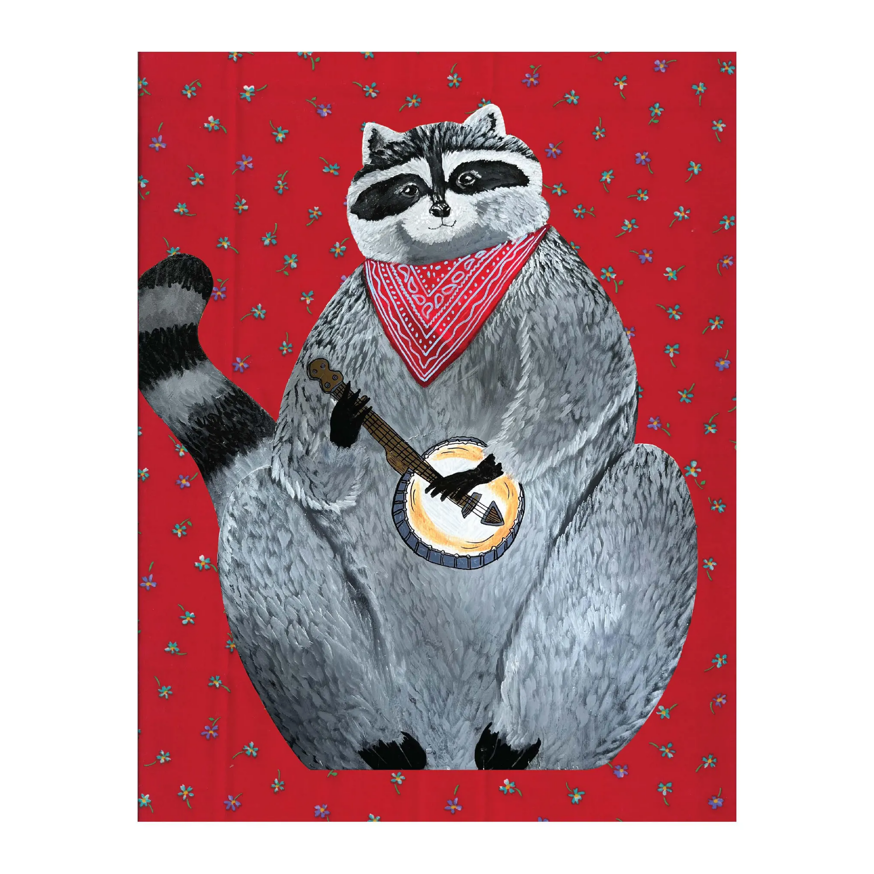 Rosie Raccoon Print