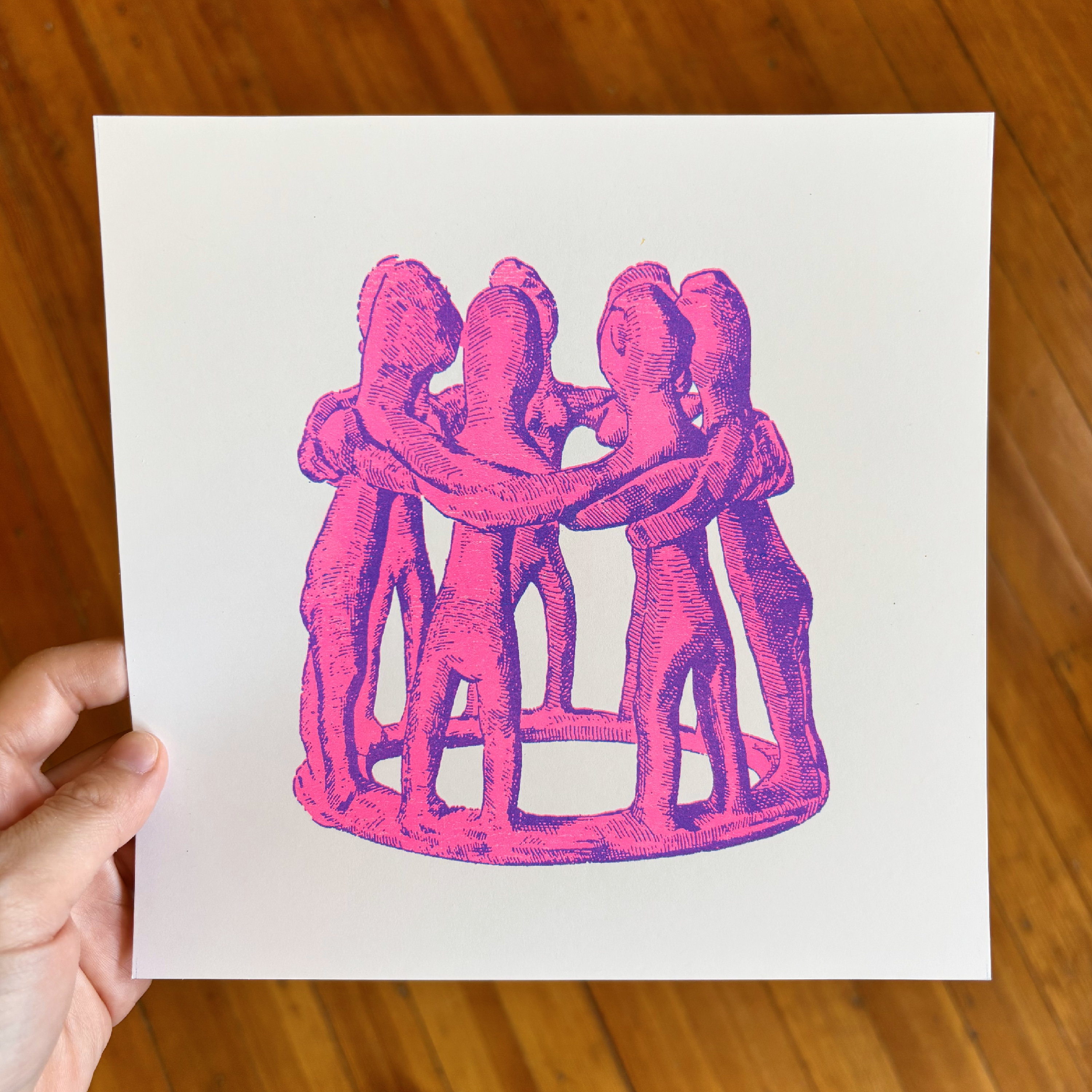 Group Hug Print