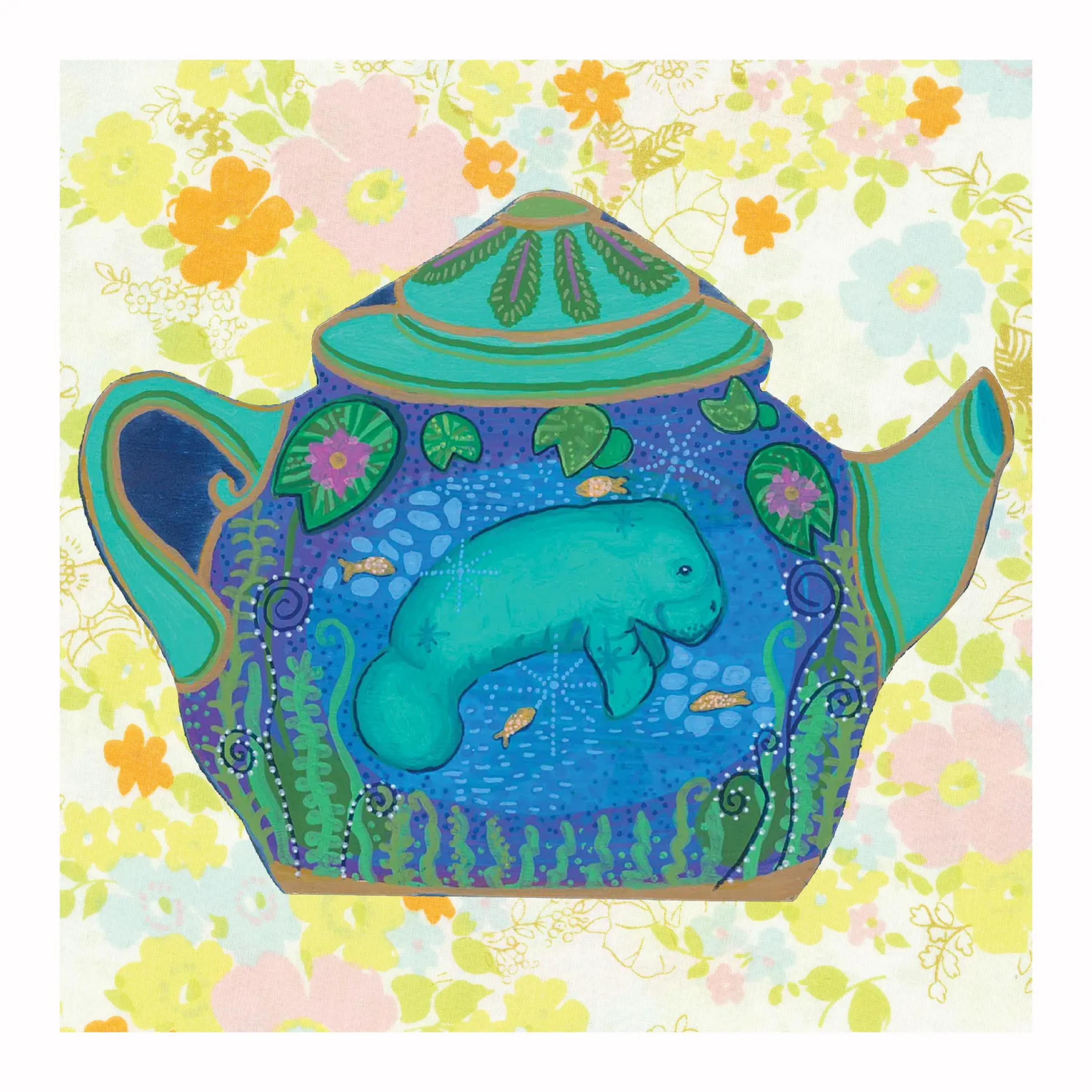 Manatea Pot Print
