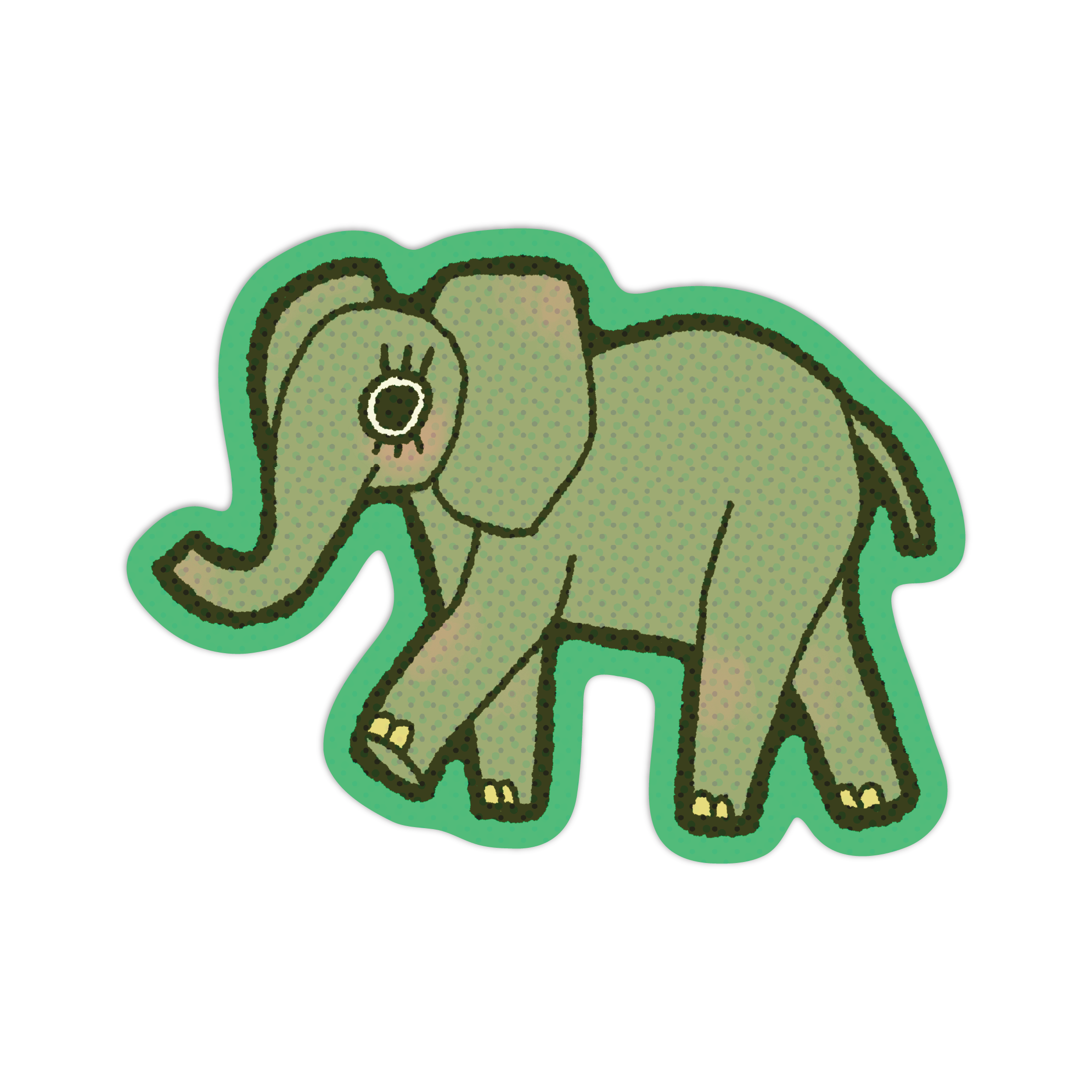 elephant! sticker