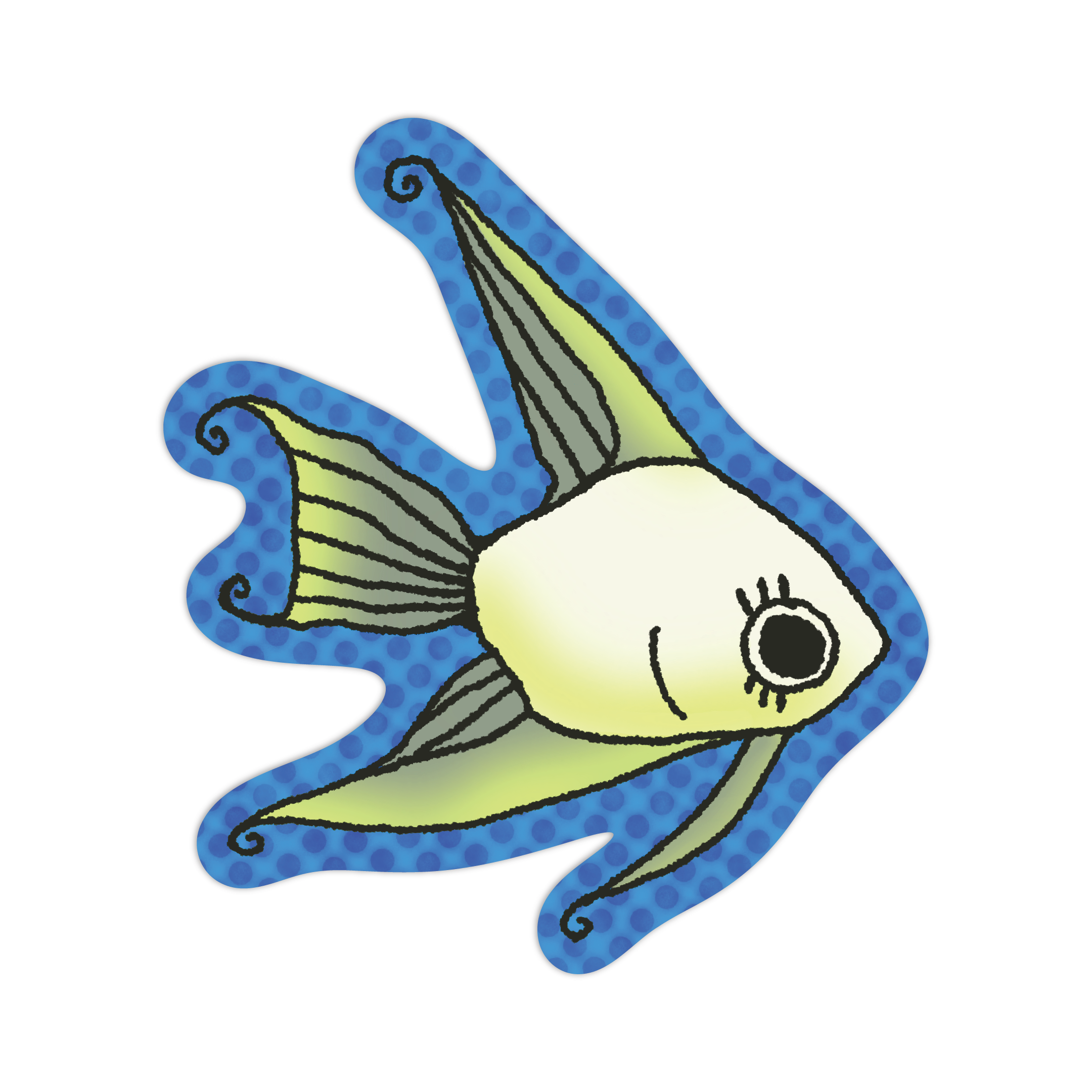 gorgeous fish! sticker