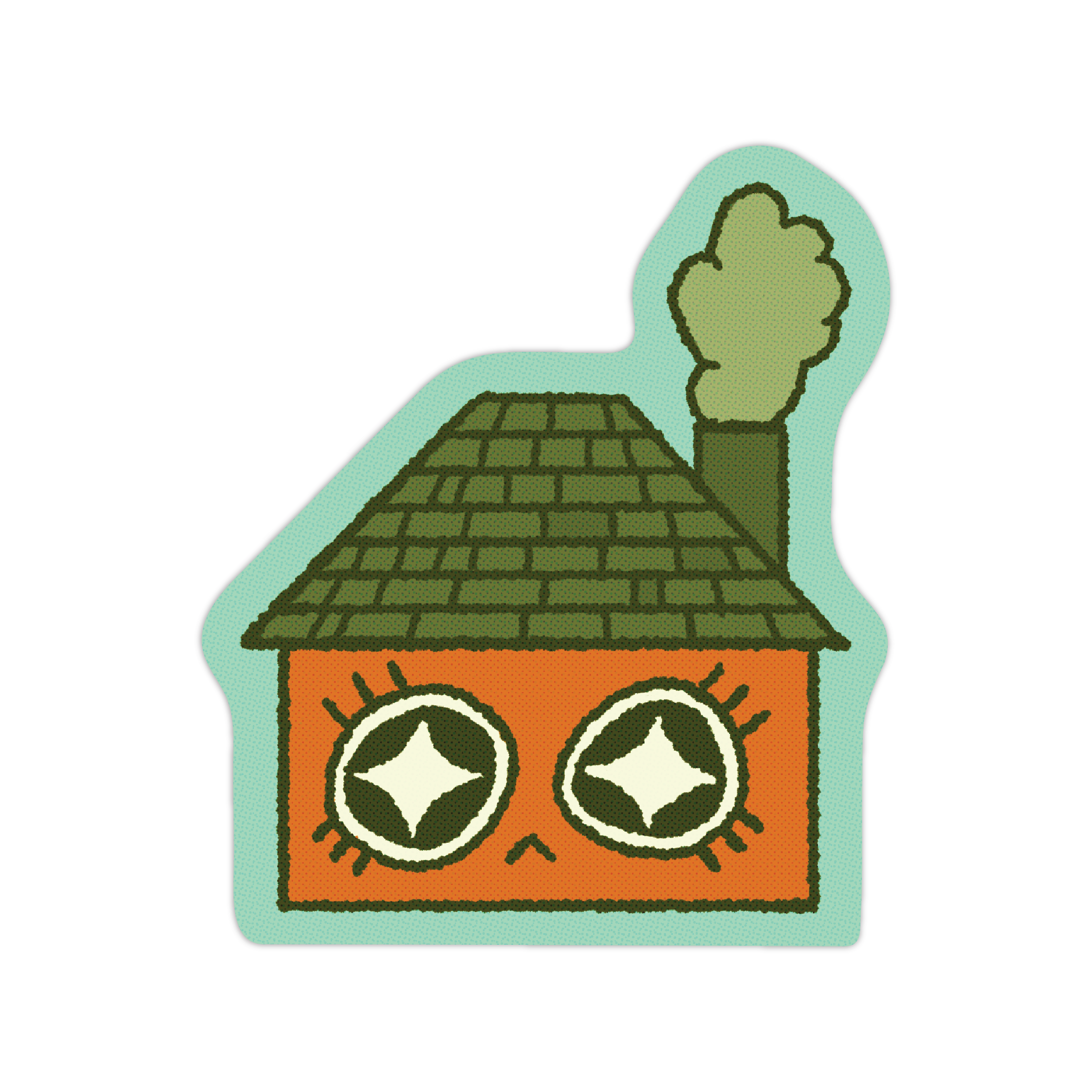 cute house! sticker