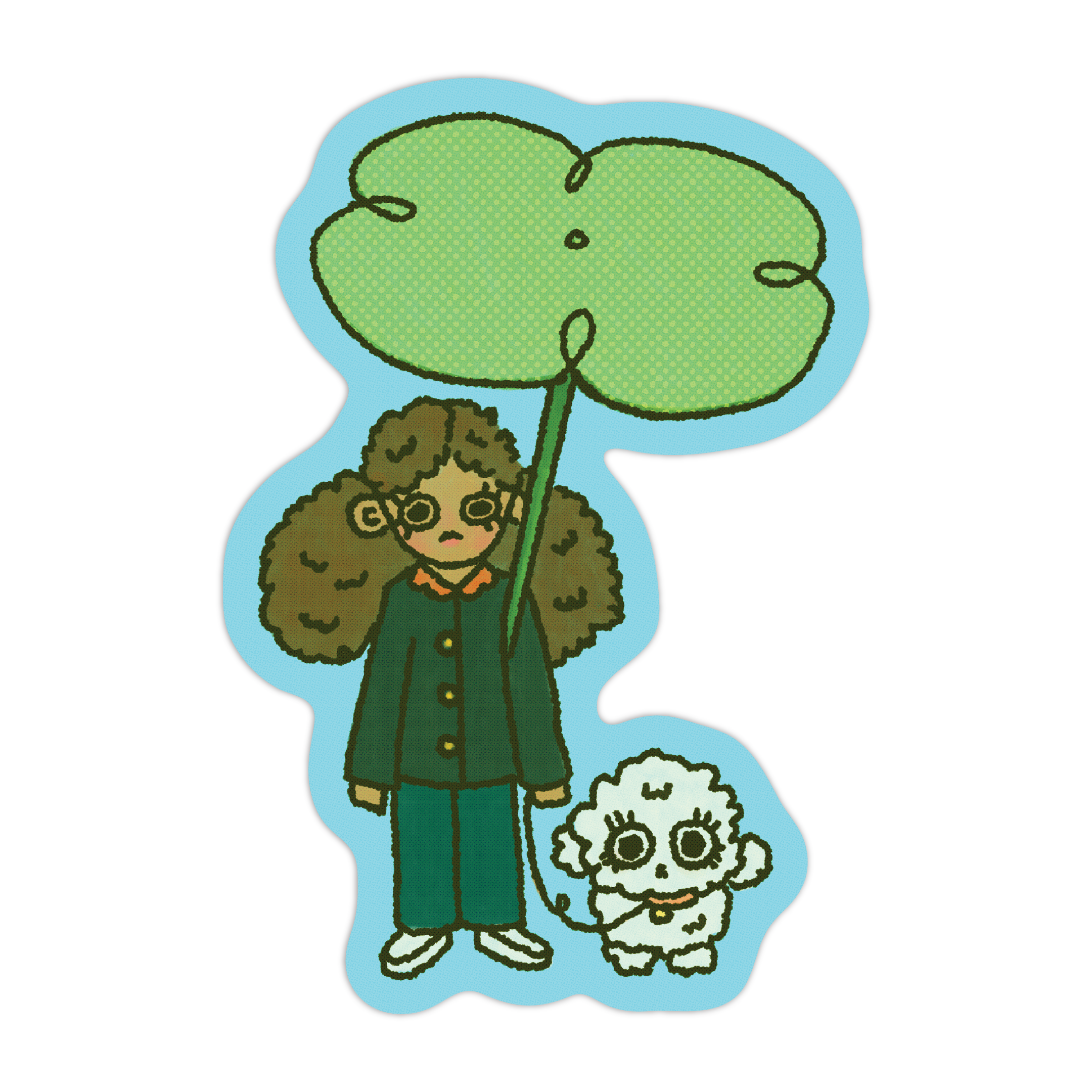 rainy day! sticker