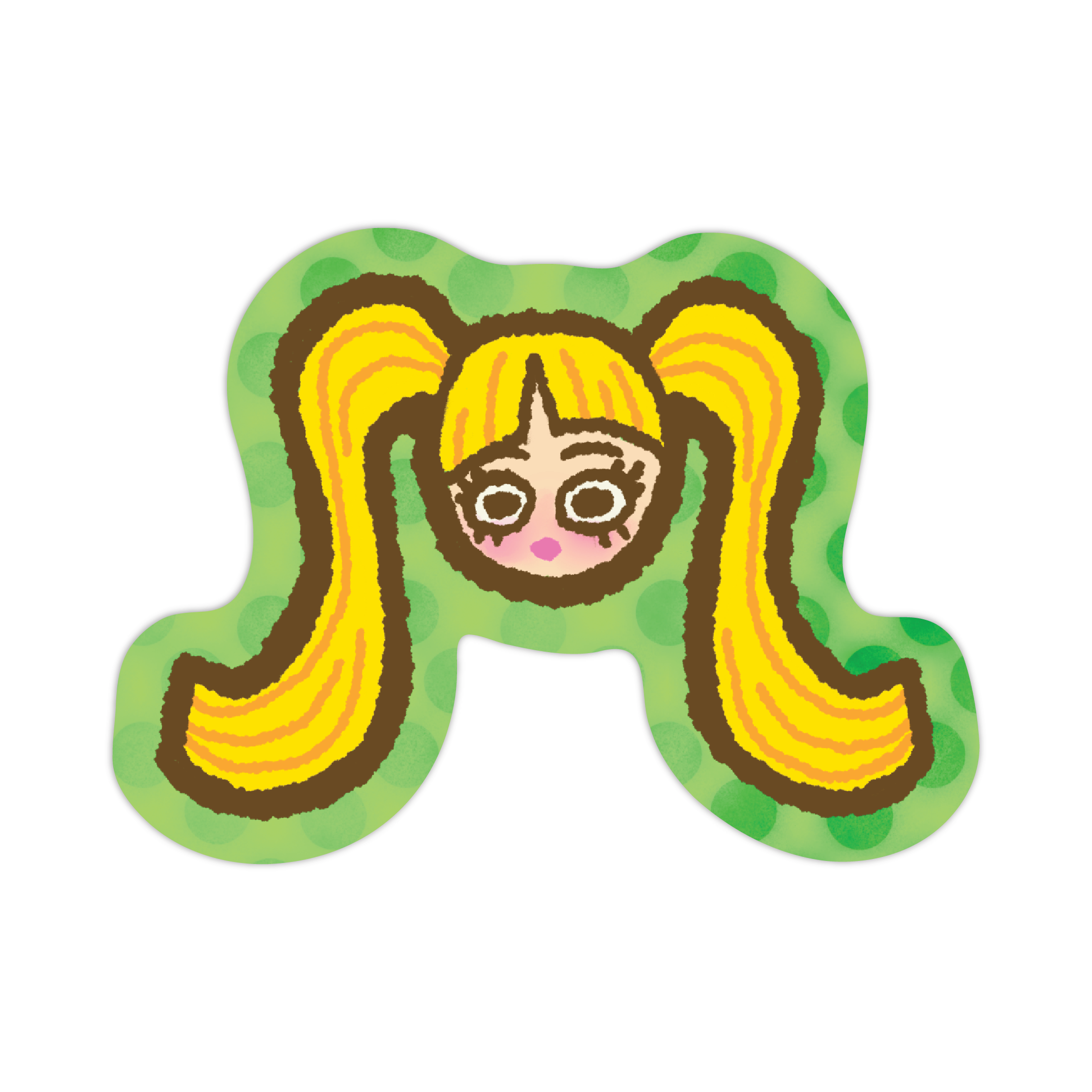 pigtail! sticker