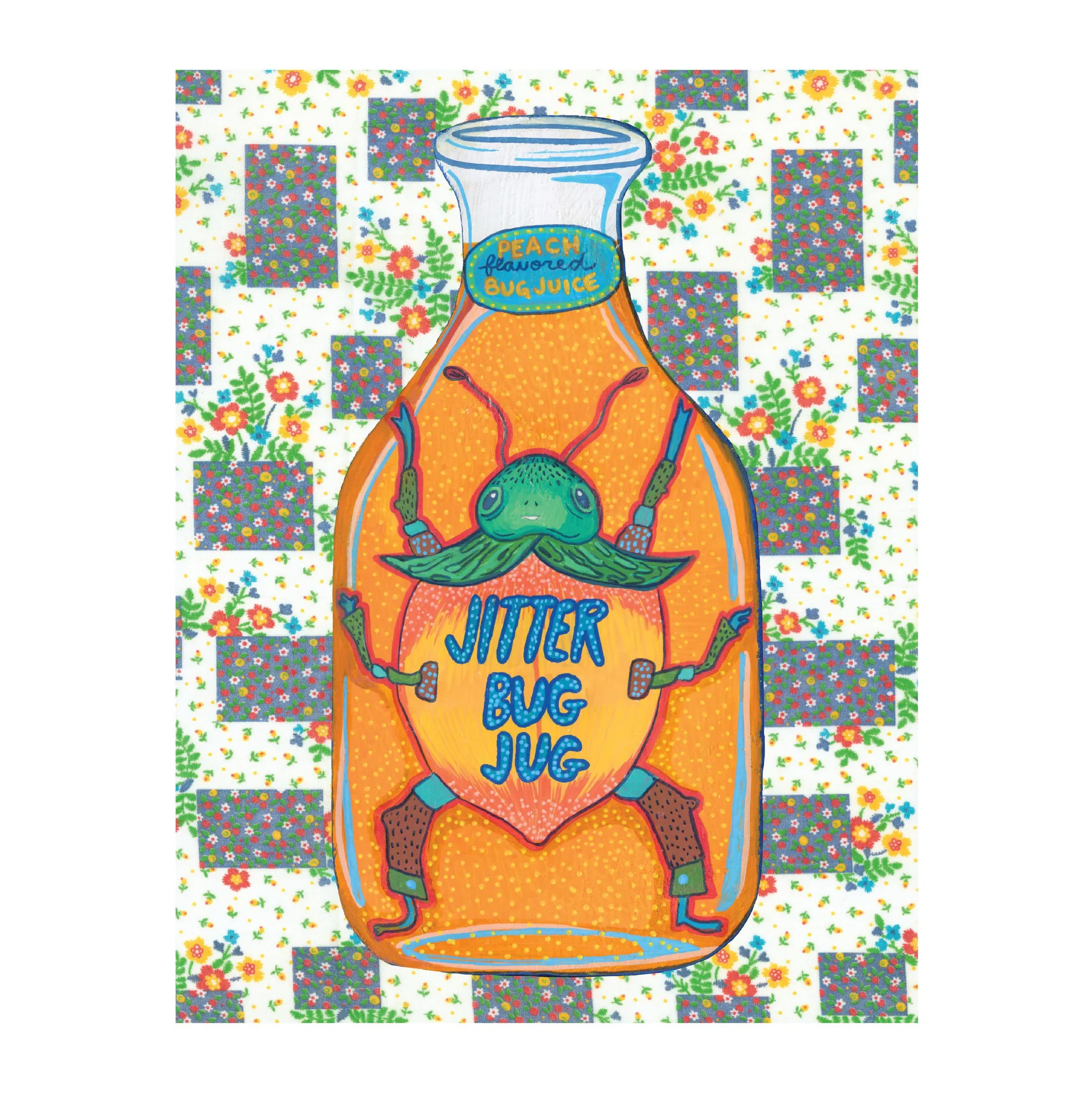 Jitter Bug Jug Print