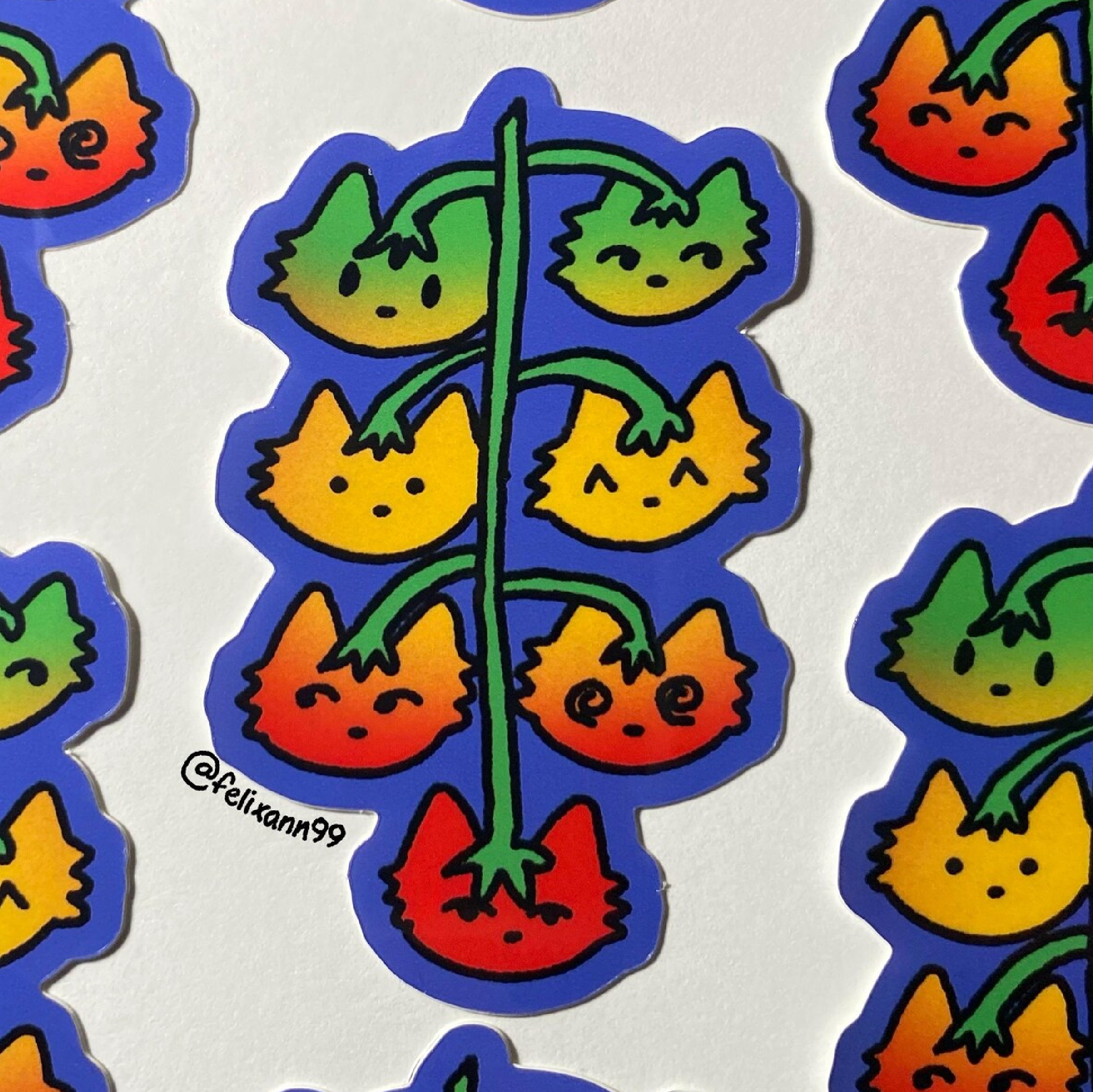 tomato vine sticker