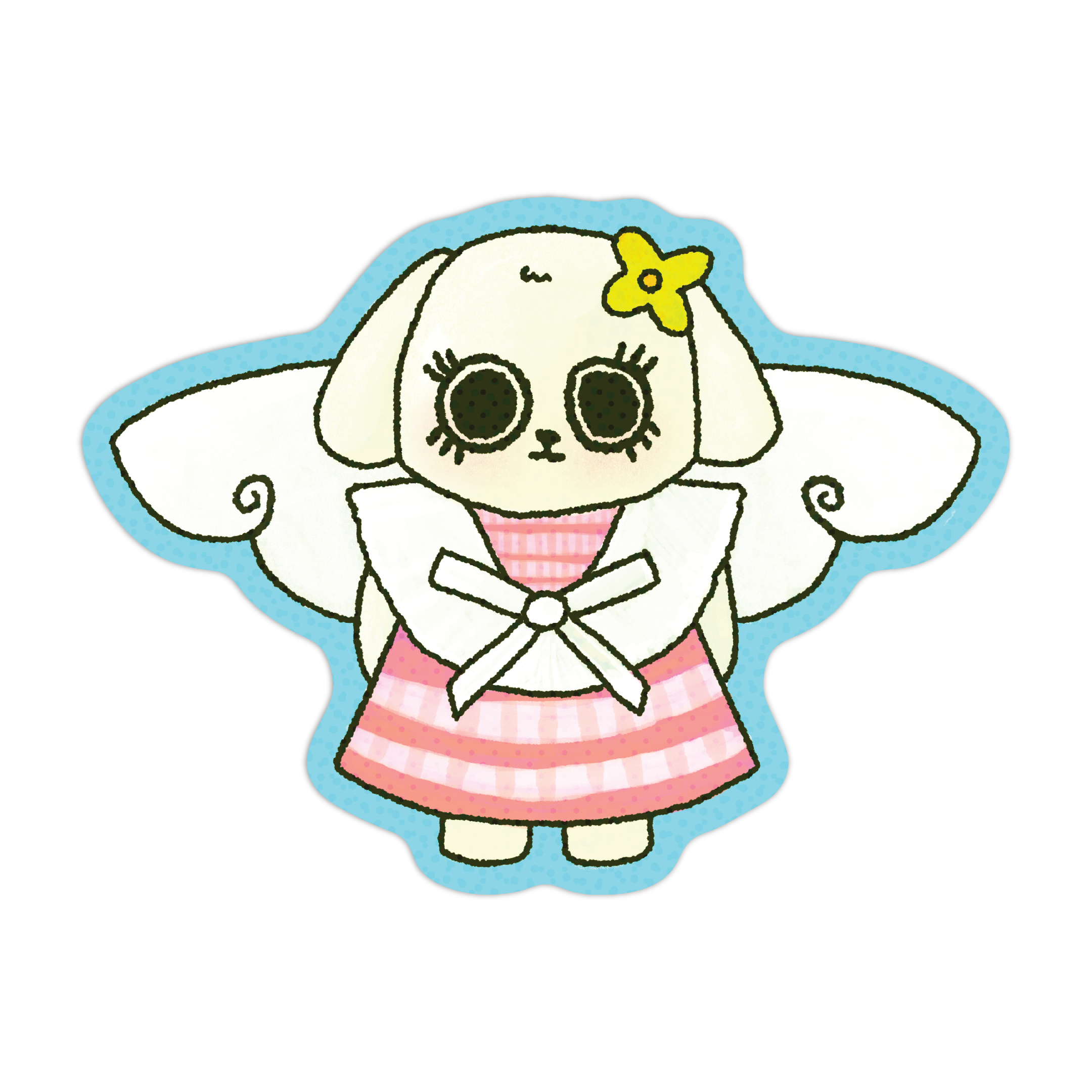 puppy angel! sticker