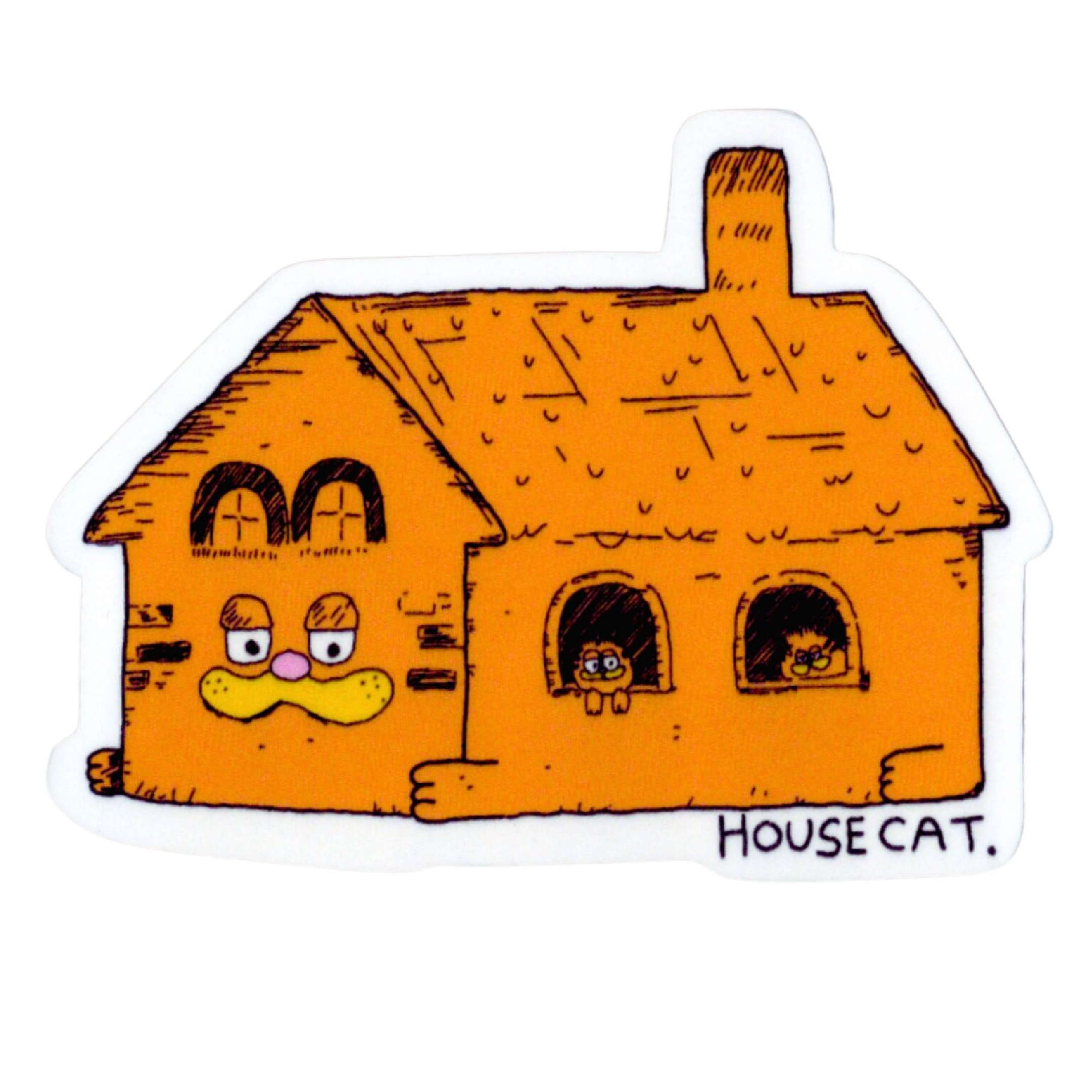 Garfield Housecat Sticker