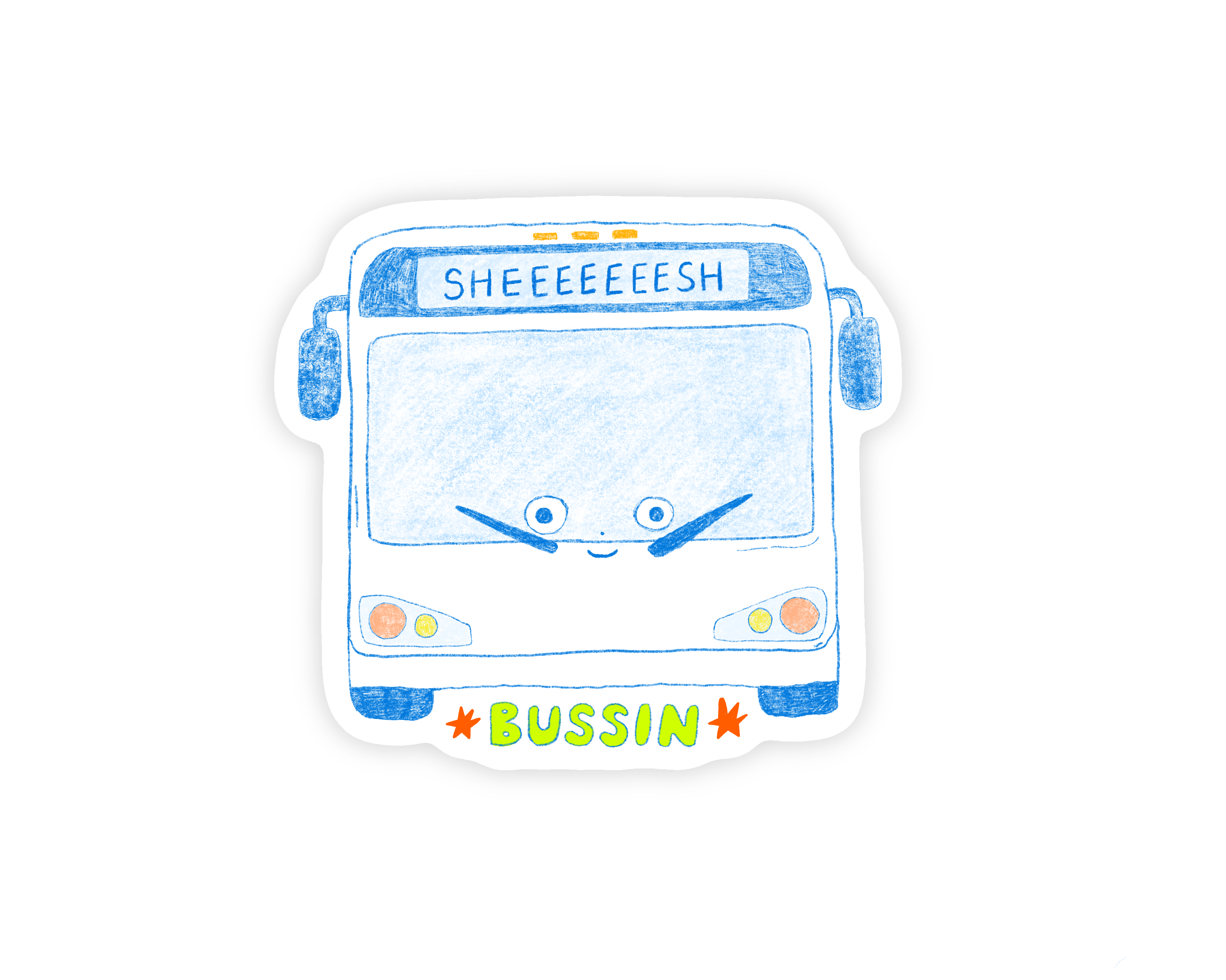 Bussin Sheeeesh Sticker