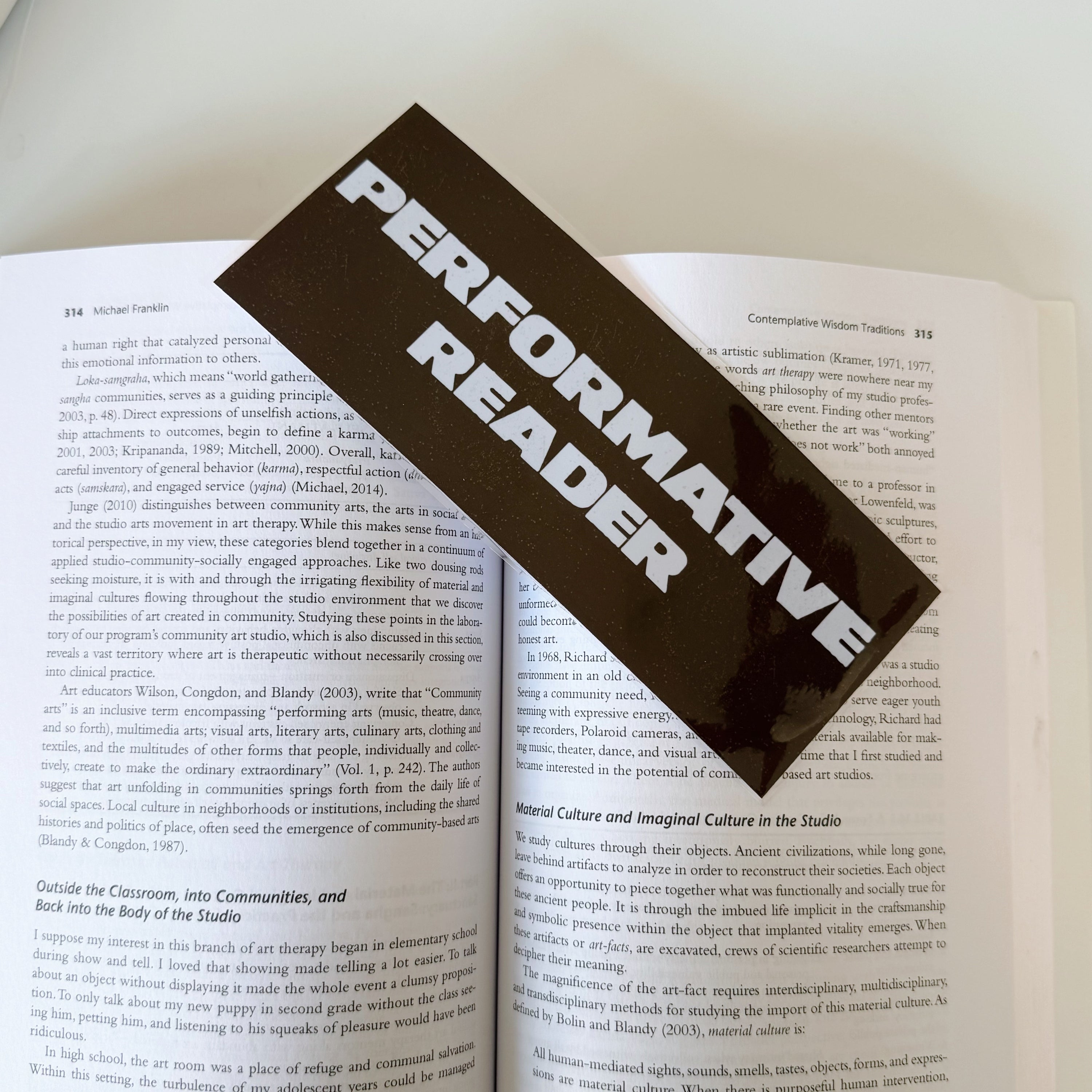 #performative #reader bookmark