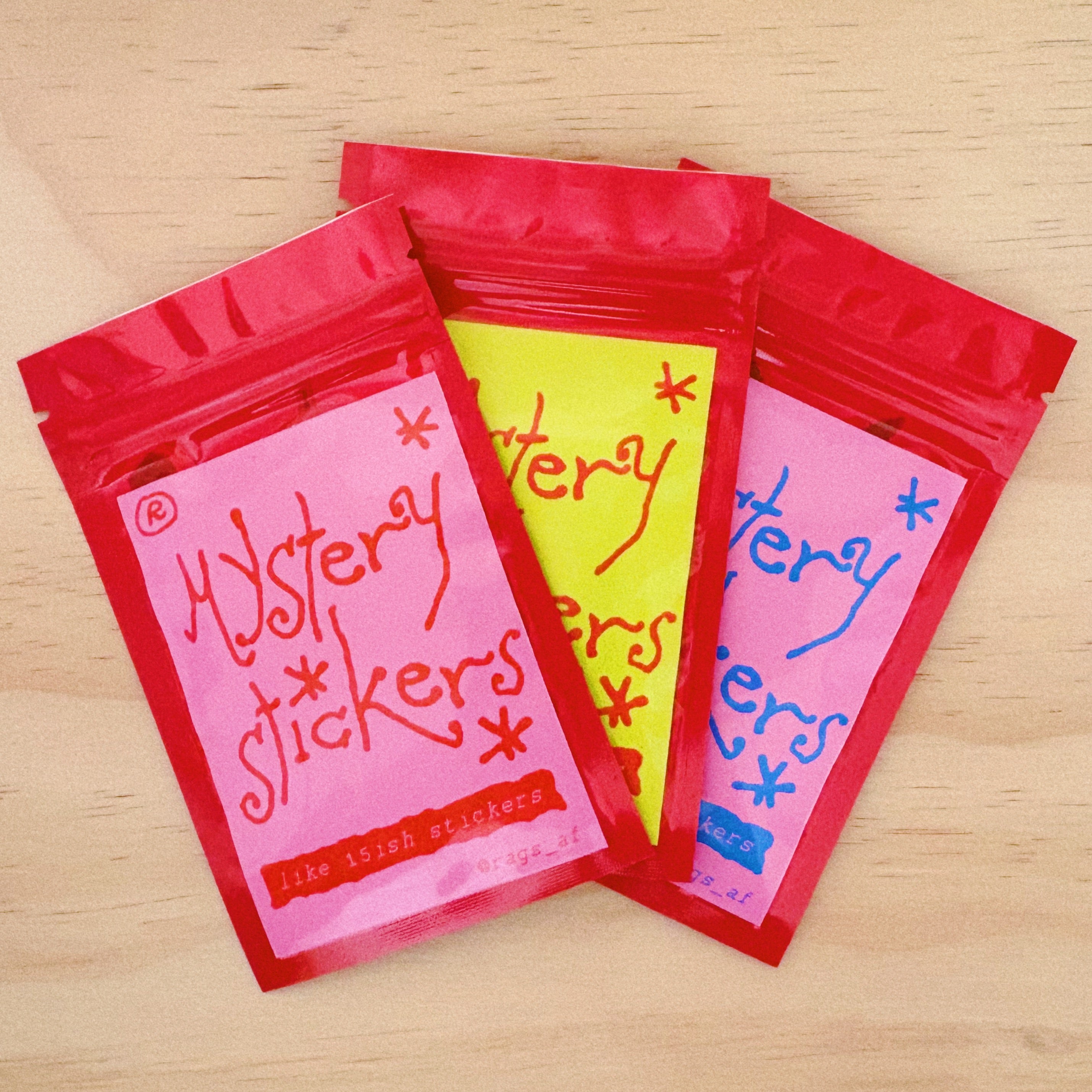 MYSTERY SHTICKER PACK - RAGS AF