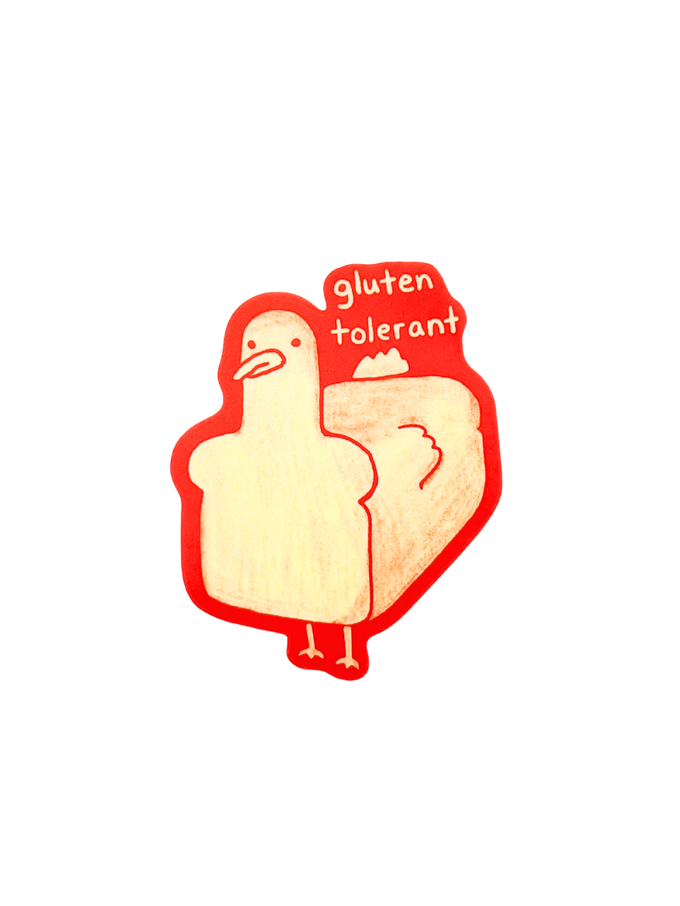Gluten Tolerant Bird Sticker
