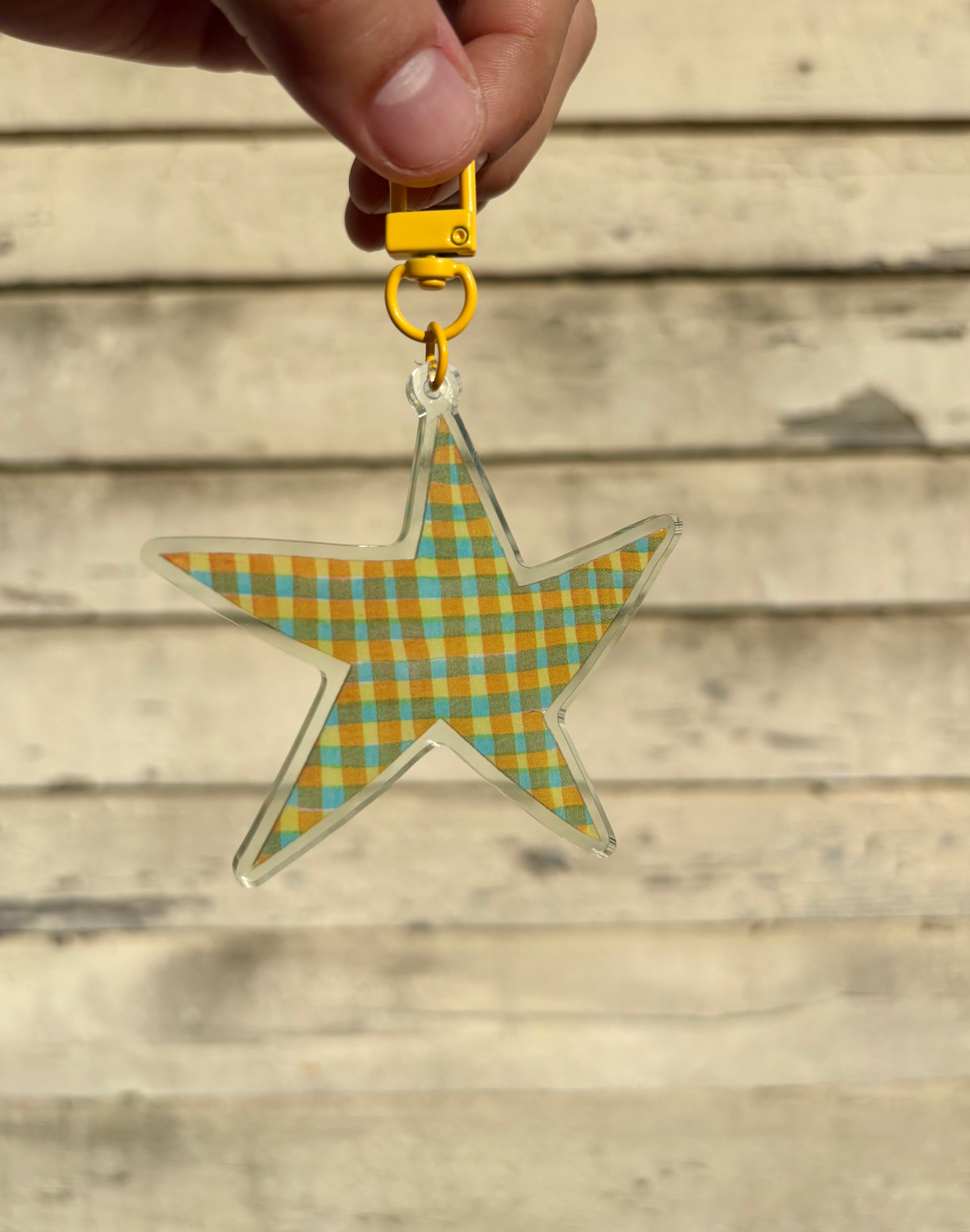 Yellow Star keychain