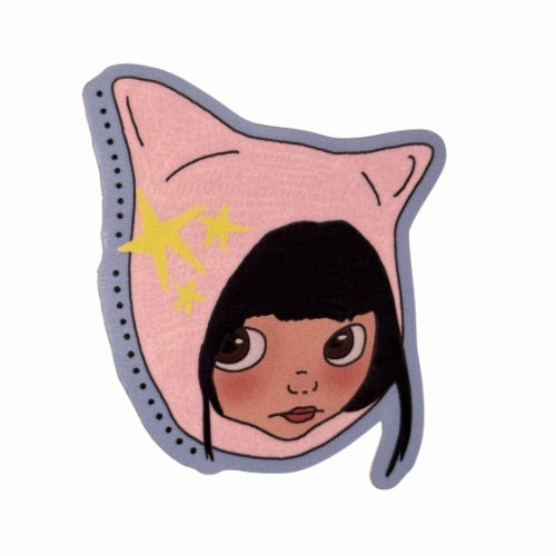 kitty girl sticker