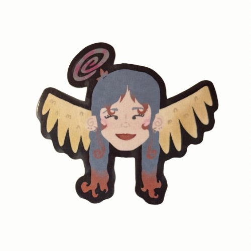 angel girl sticker