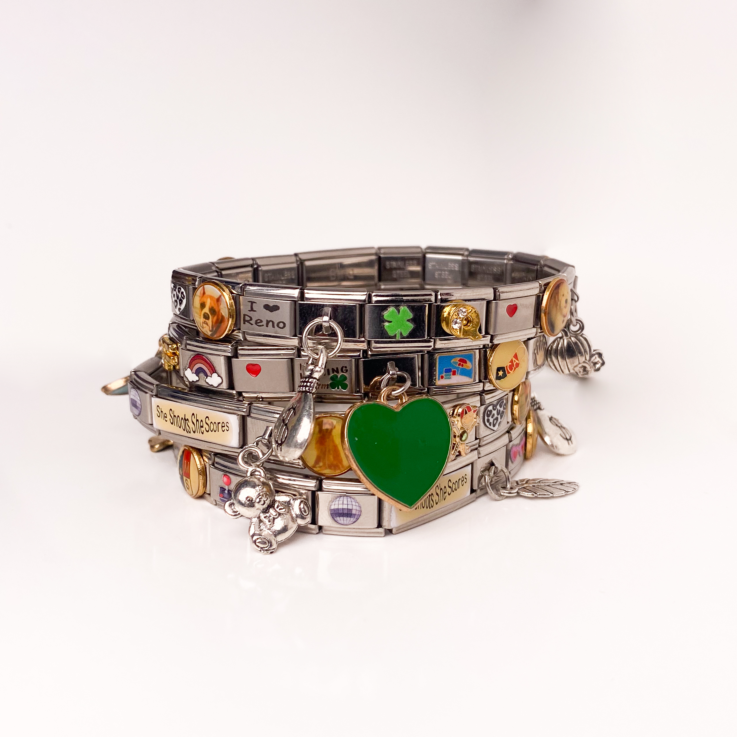 Dangly Italian Charm Bracelet