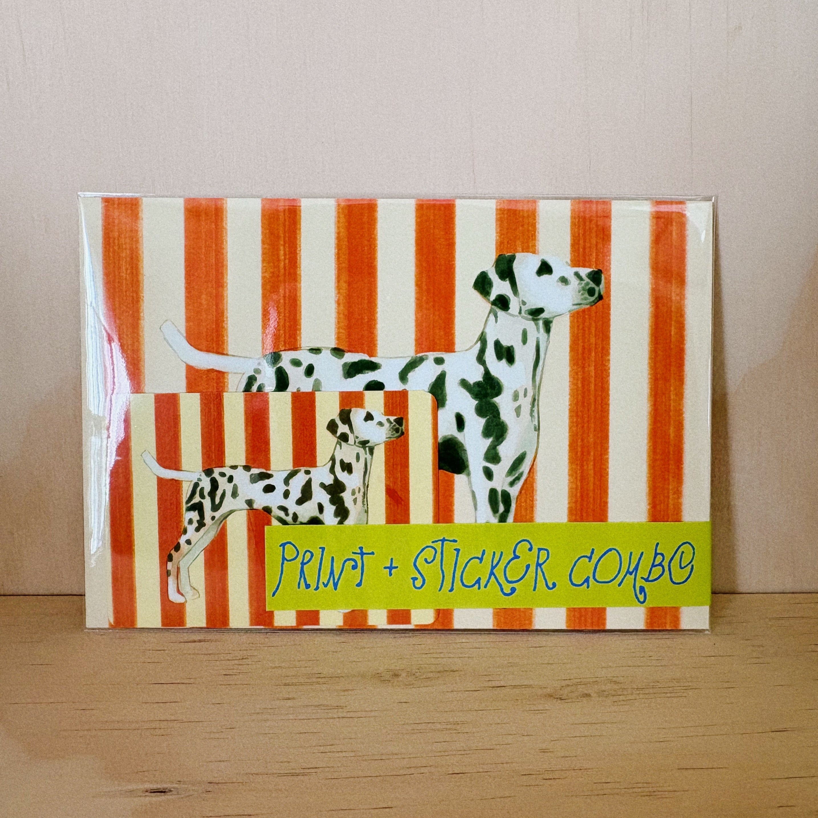 DALMATIANS! Print & Sticker Combo