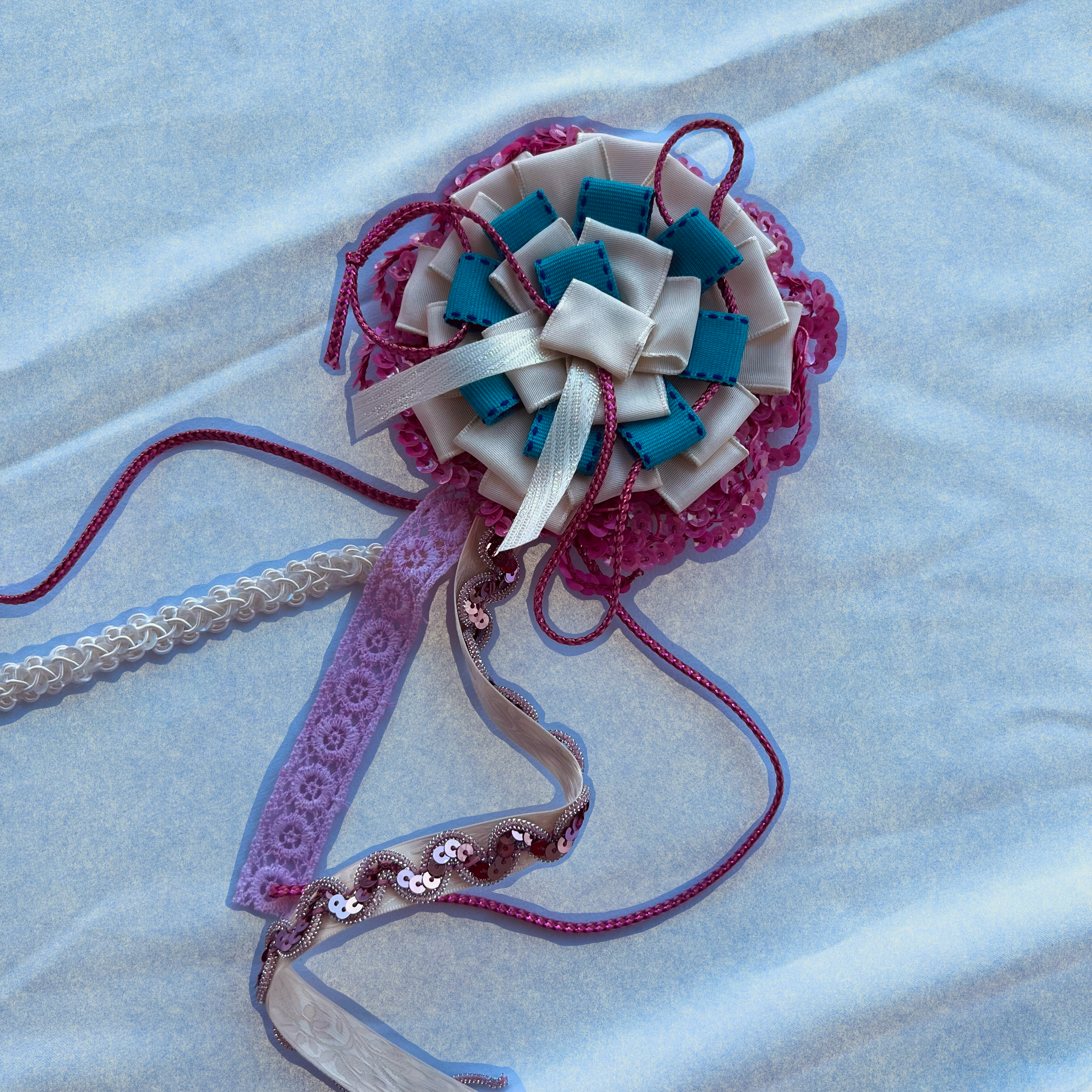 Cotton Candy Rosette