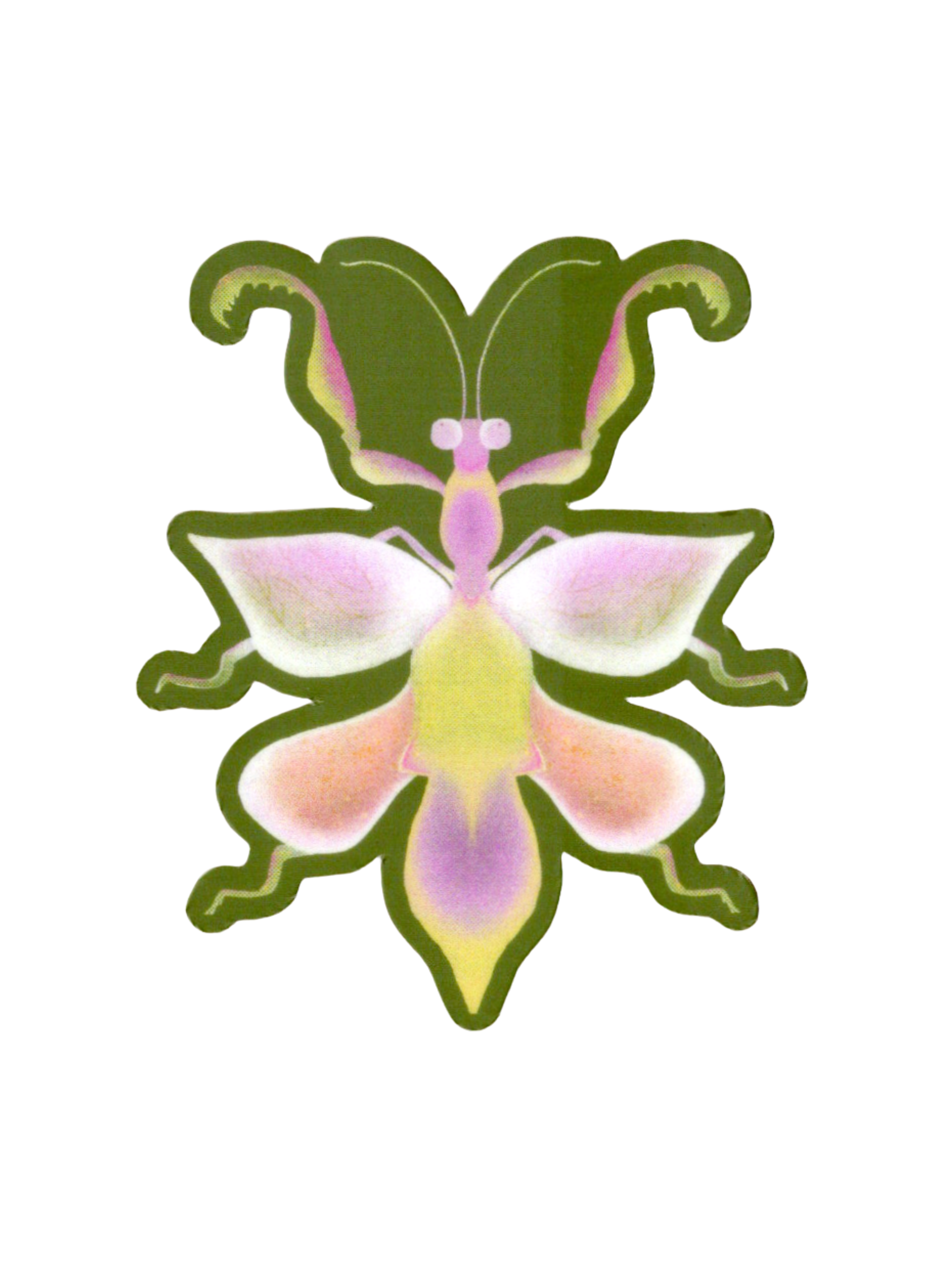 Orchid Mantis Sticker