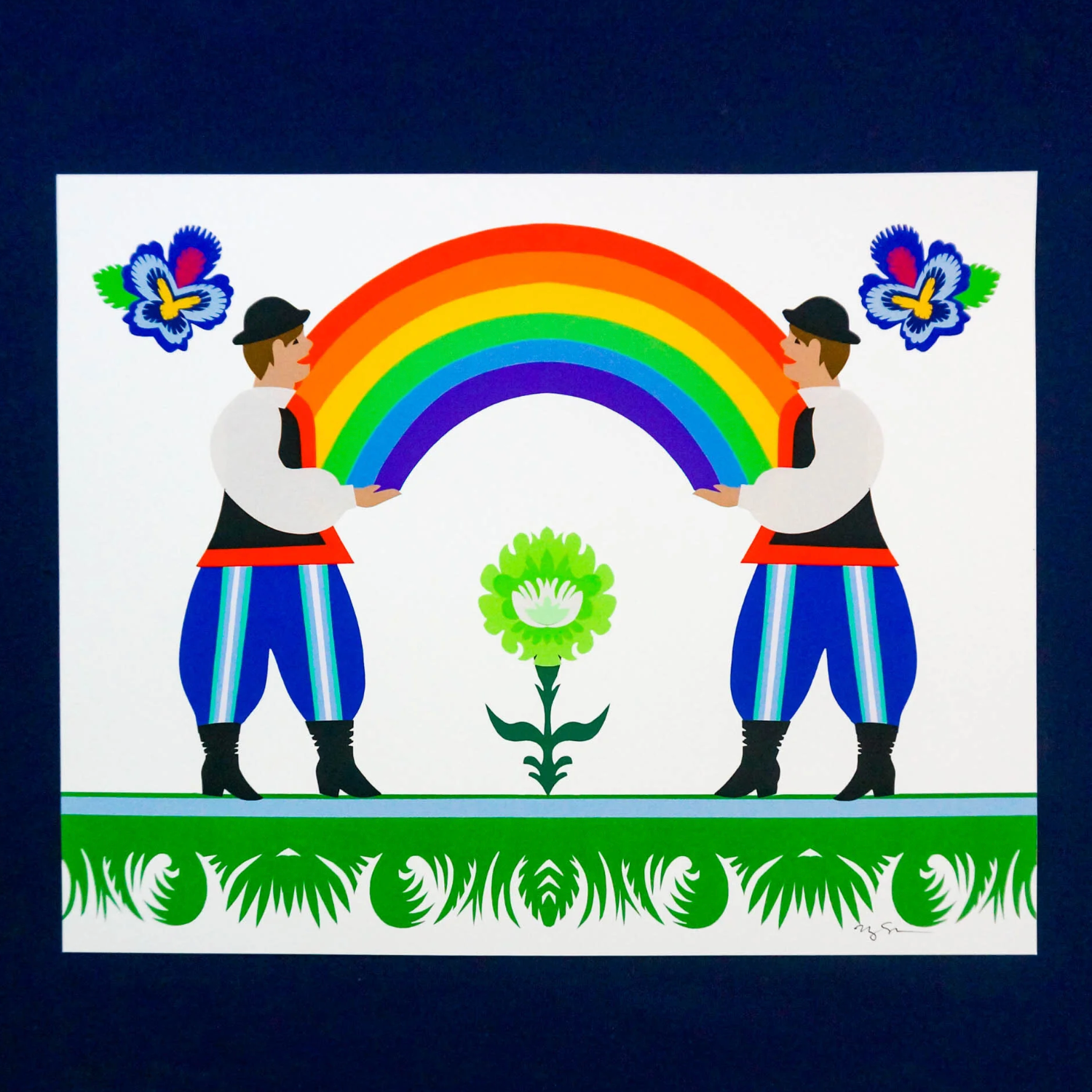 Gay Pride Rainbow Print