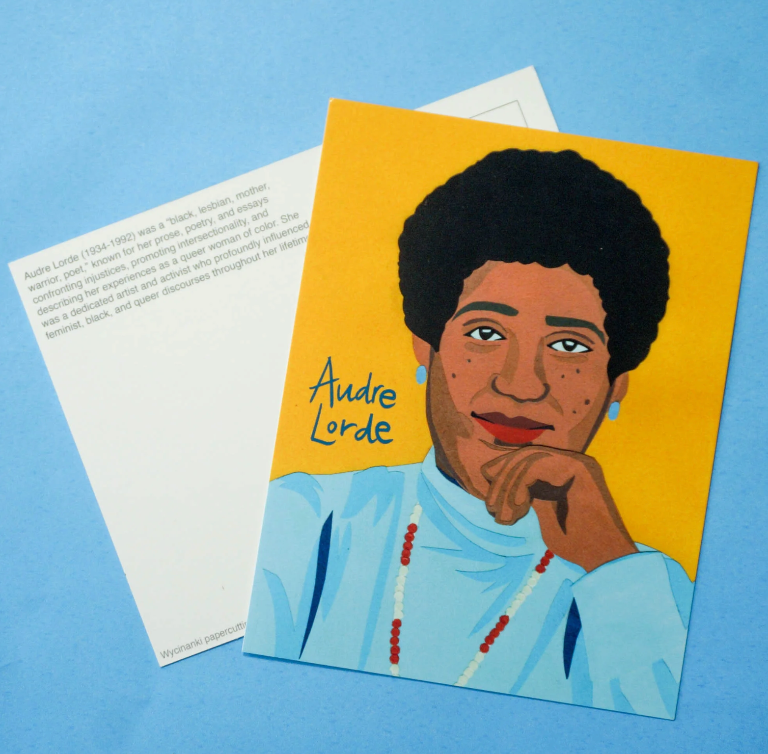 Queer History: Audre Lorde Postcard