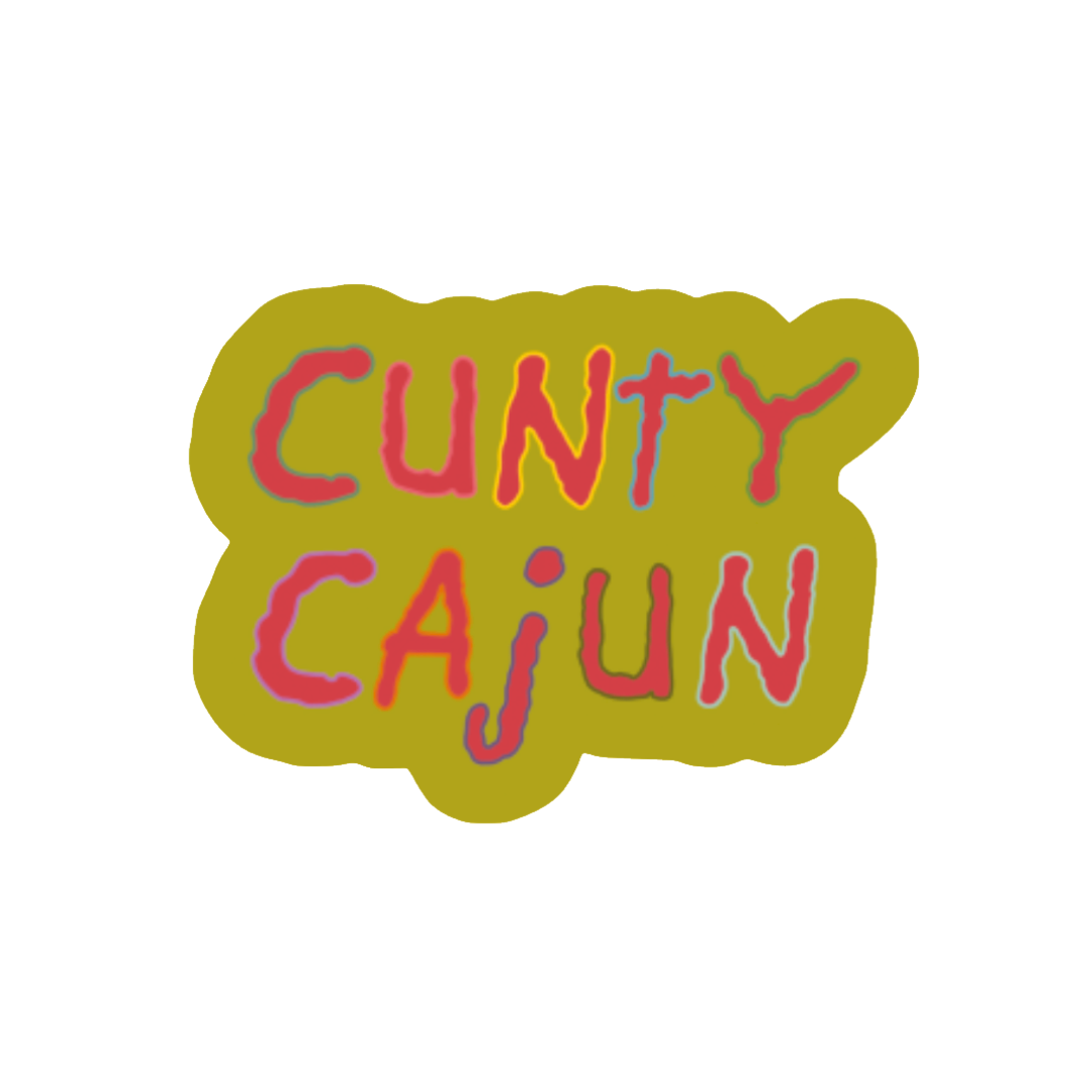 Cunty Cajun Sticker