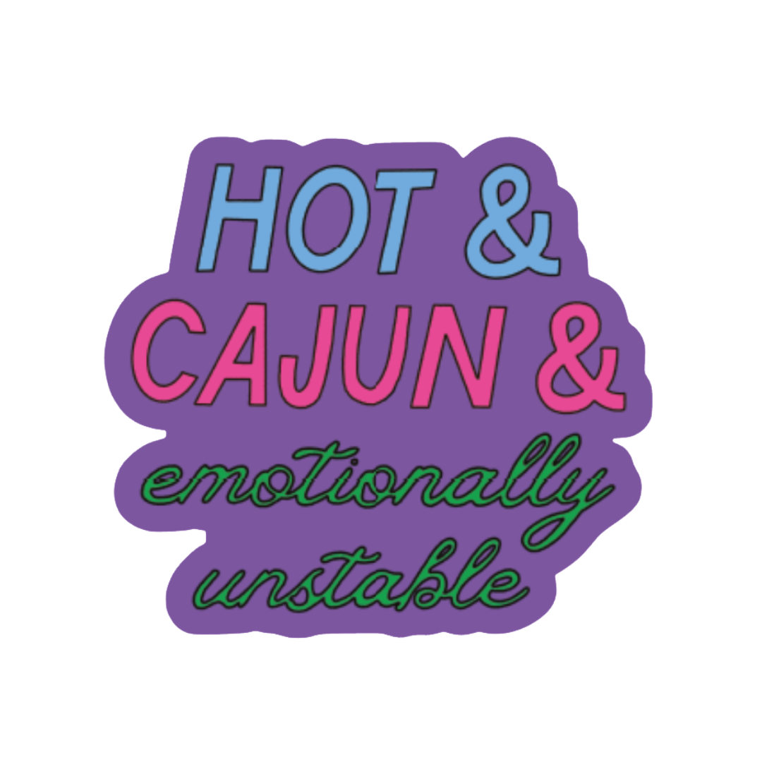 Hot & Cajun & Sticker
