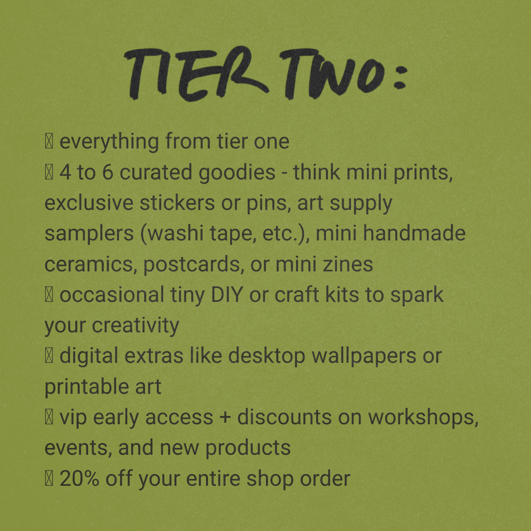Studio Send! Monthly Mail Club