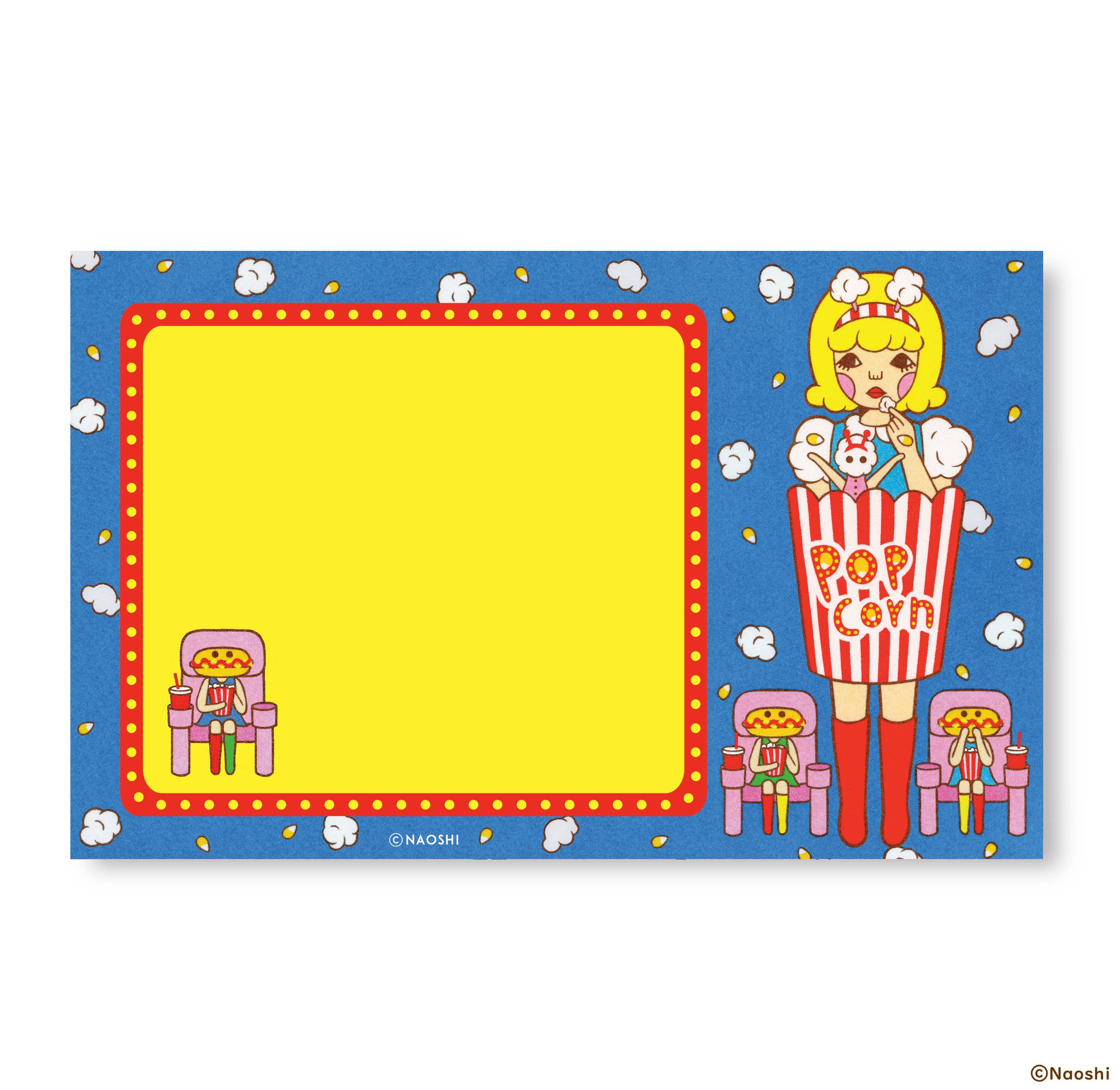 Popcorn Girl Notepad