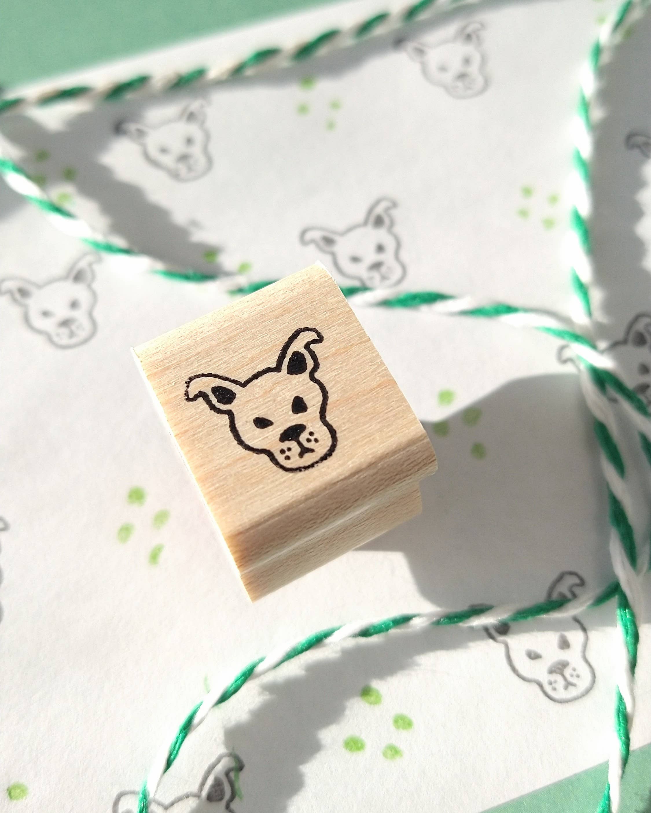 Mini Dog Rubber Stamp