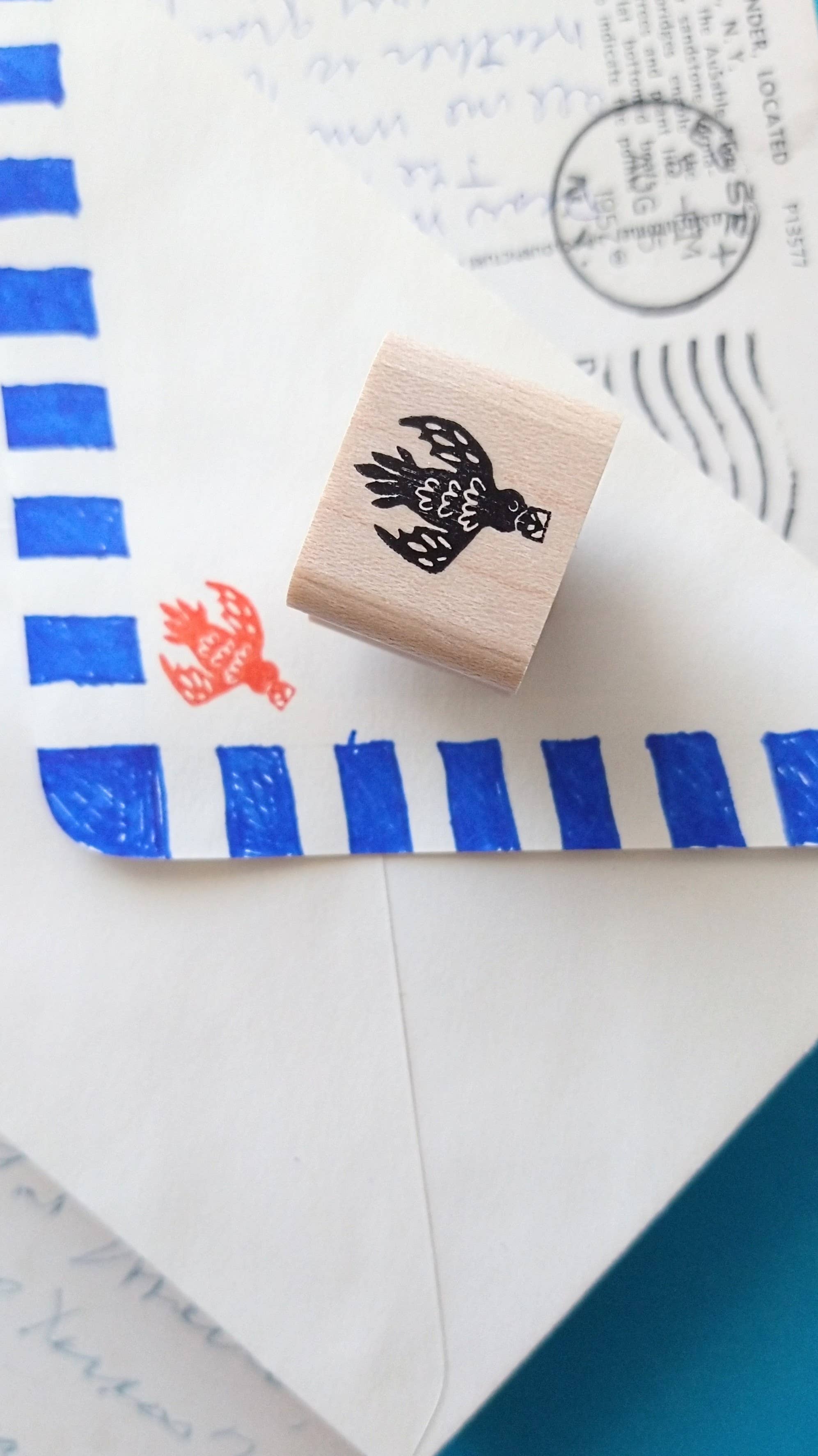 Mini Flying Pigeon Stamp
