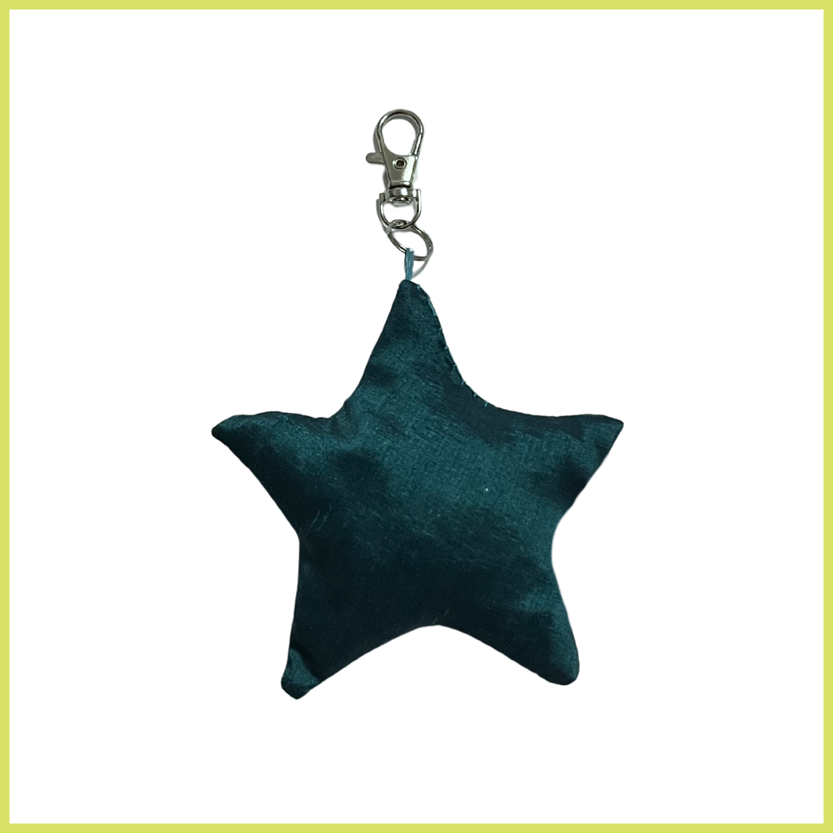 Dark Teal Bag Charm