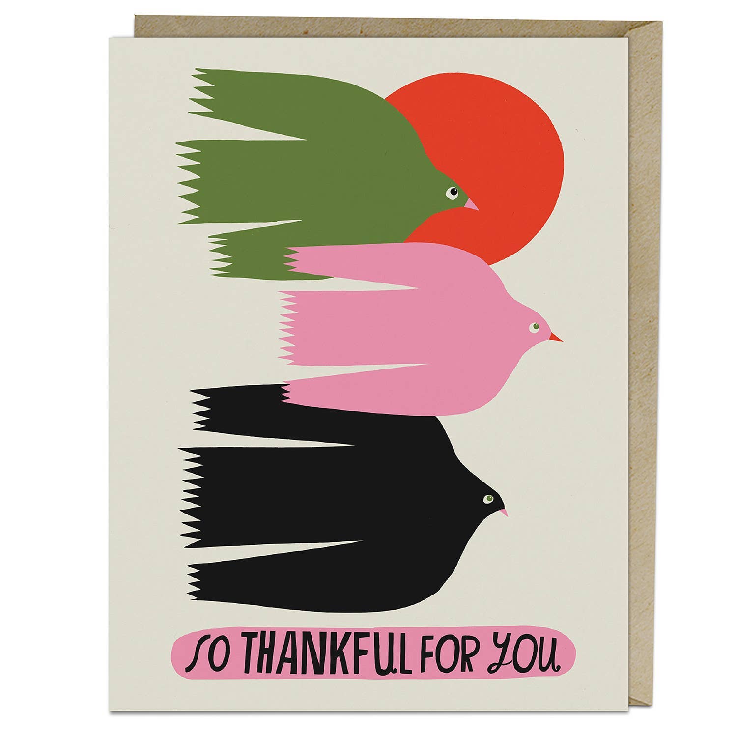 Lisa Congdon So Thankful Card