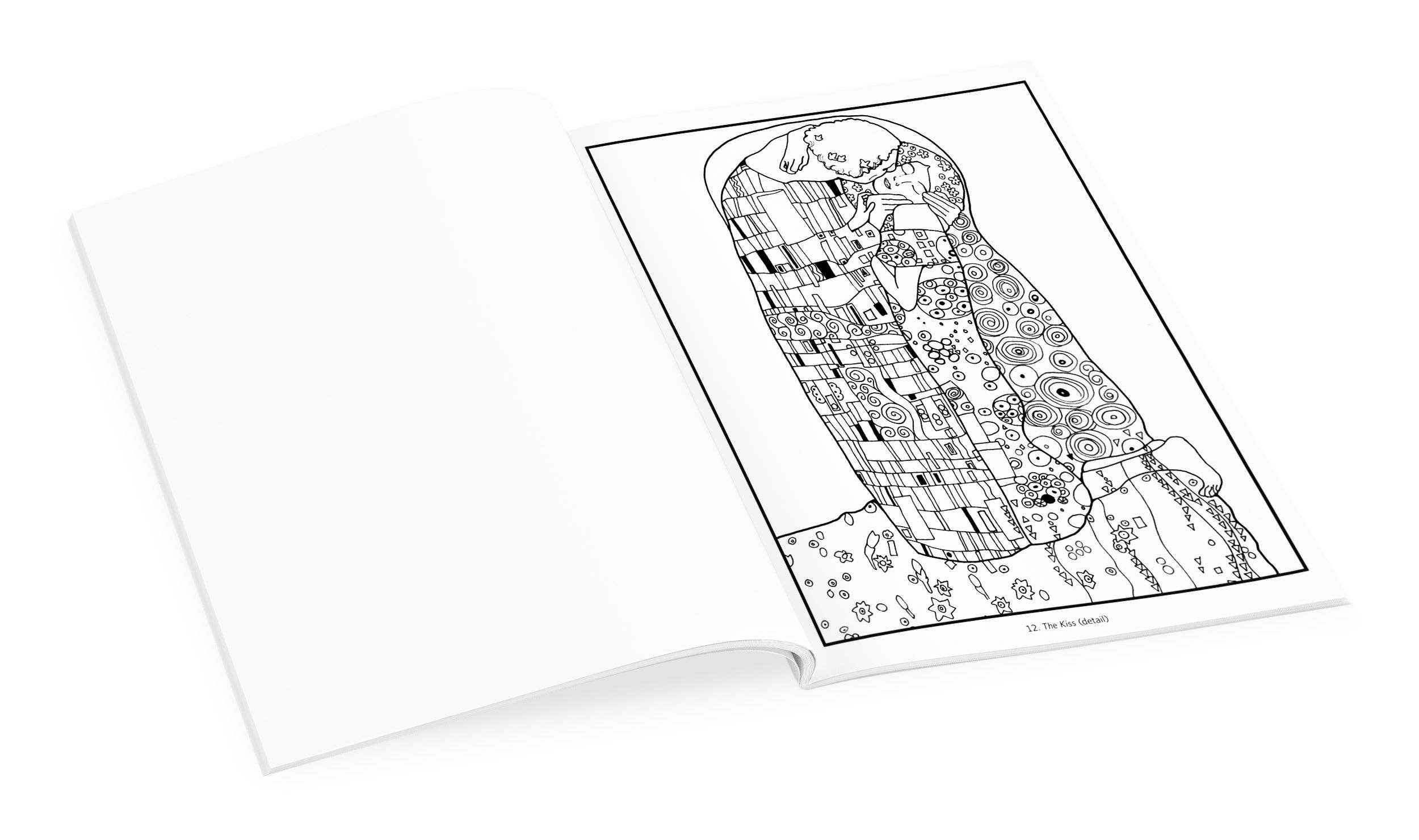 Gustav Klimt Coloring Book