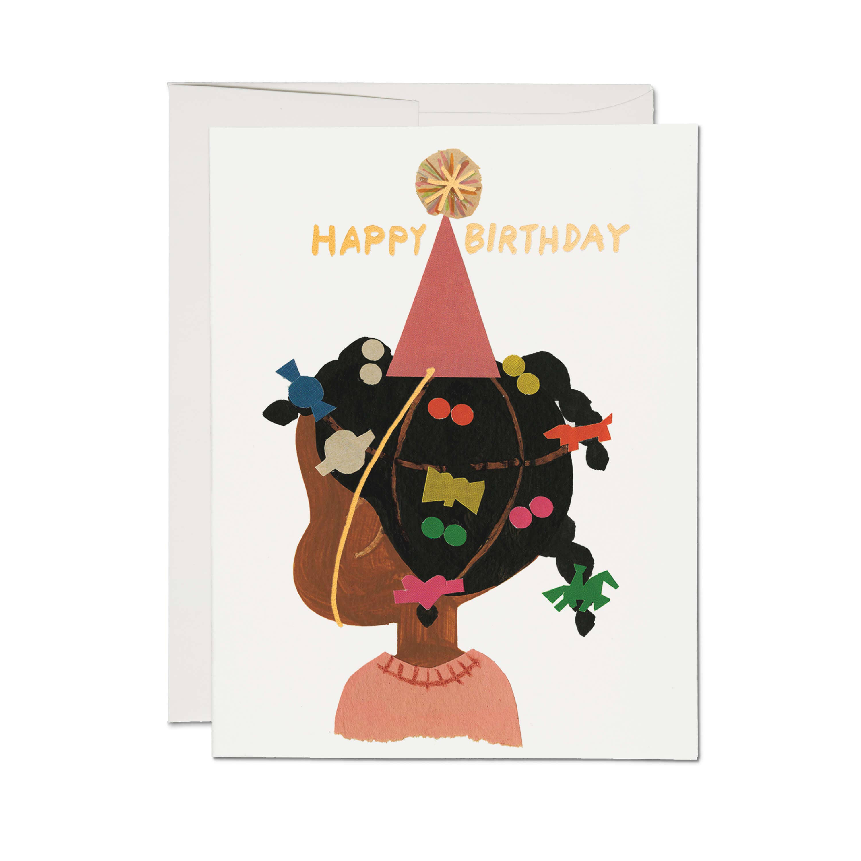 Birthday Barrettes greeting card