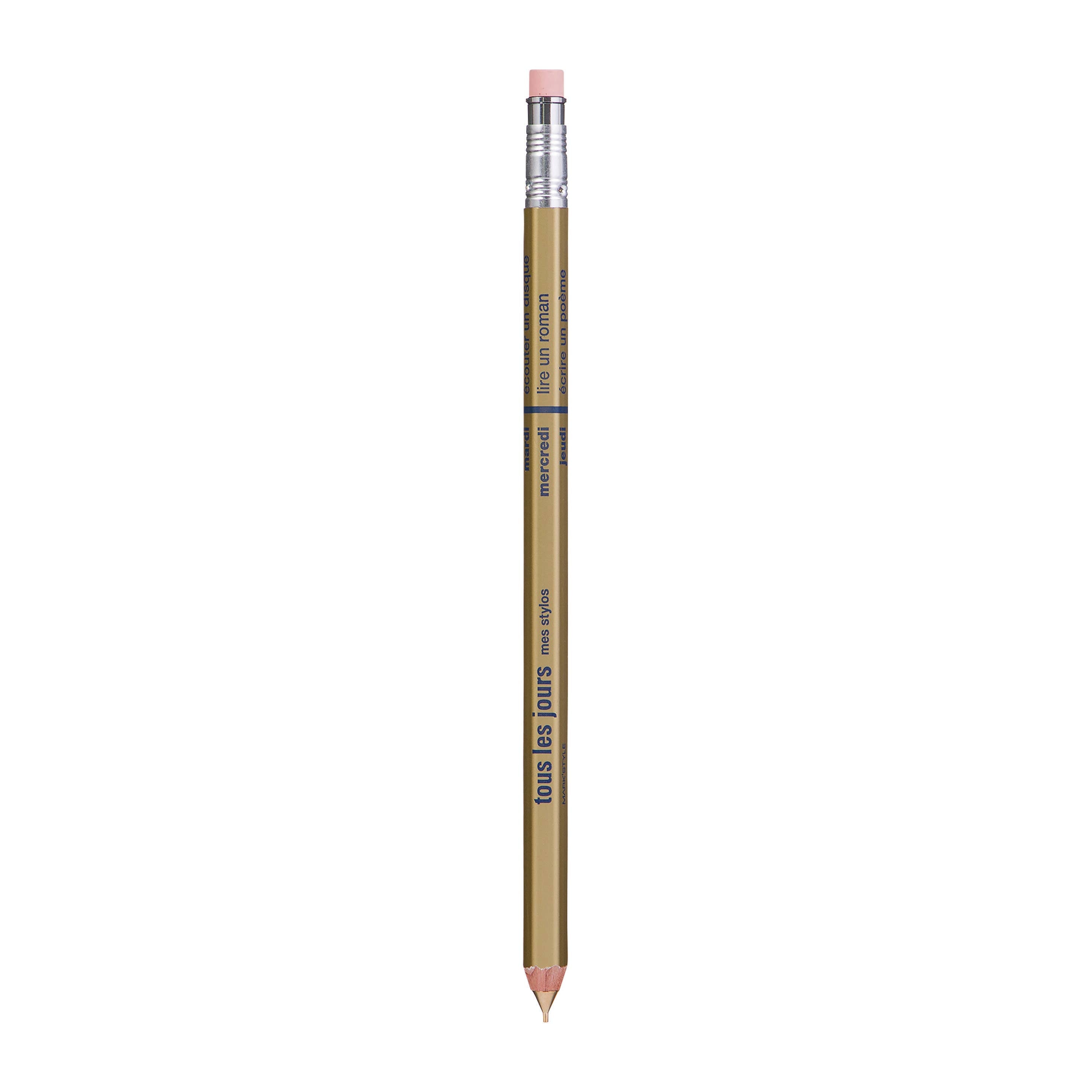 Mechanical Pencil with Eraser tous les jours / MARK'STYLE