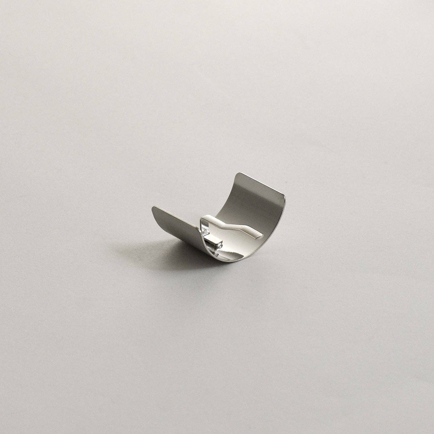 Metal Rectangular Hair Ponytail Cuff Stick | Silver